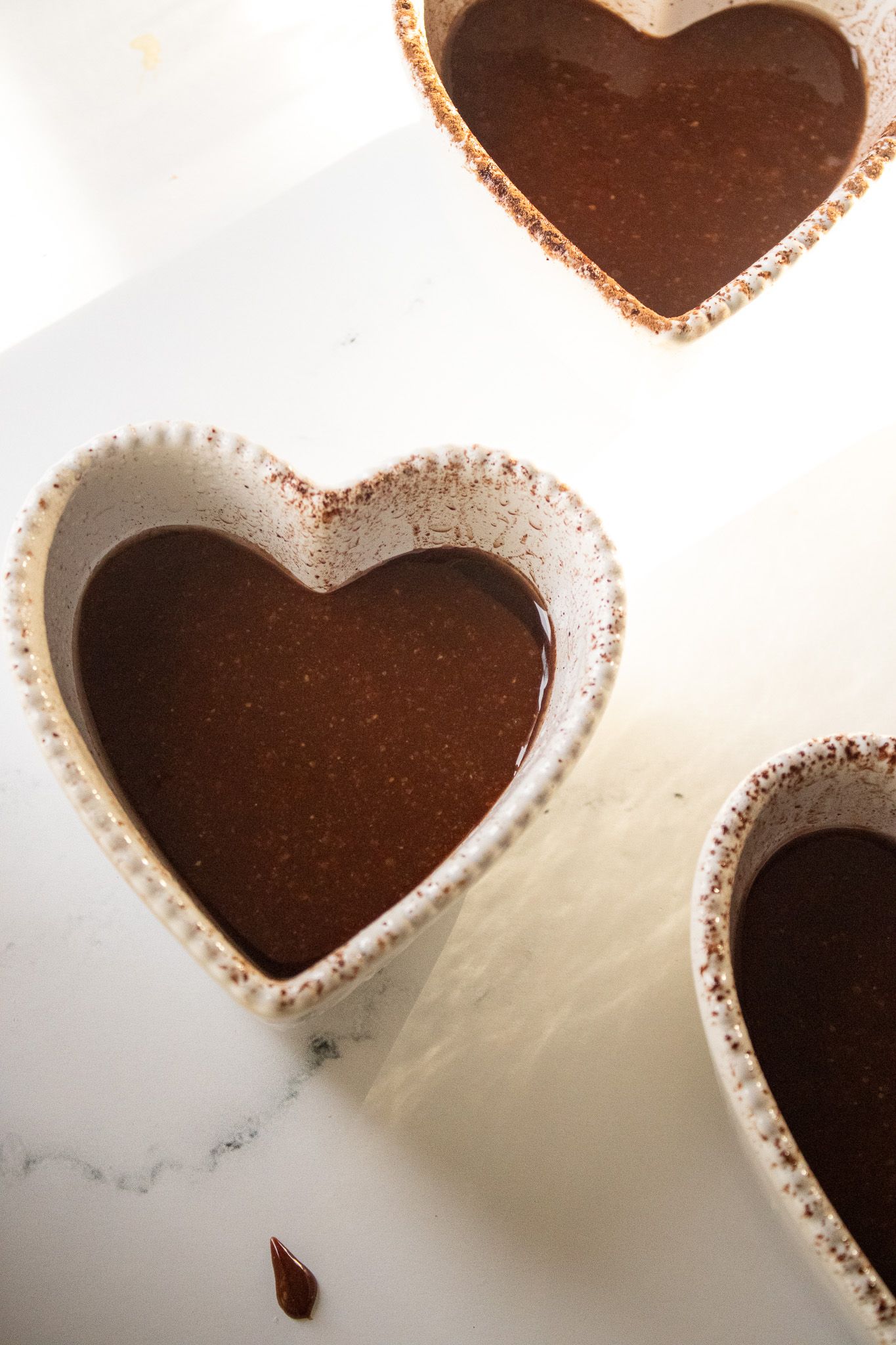 Image of Pour into ramekins. 