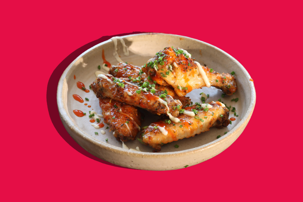  Oven-Baked Hot Honey Chicken Wings 