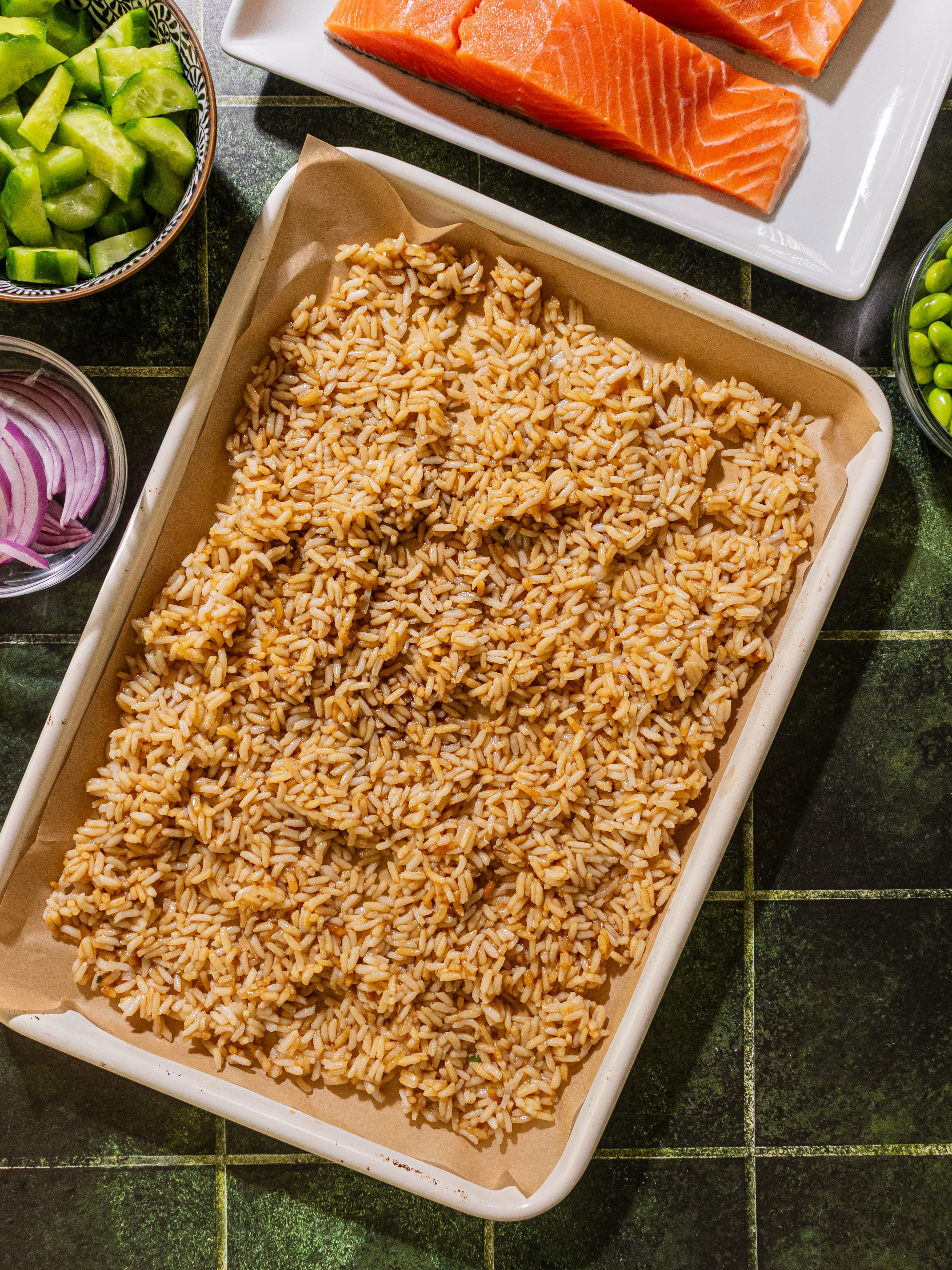 Image of Heat oven to 400ºF and line 2 baking sheets with...