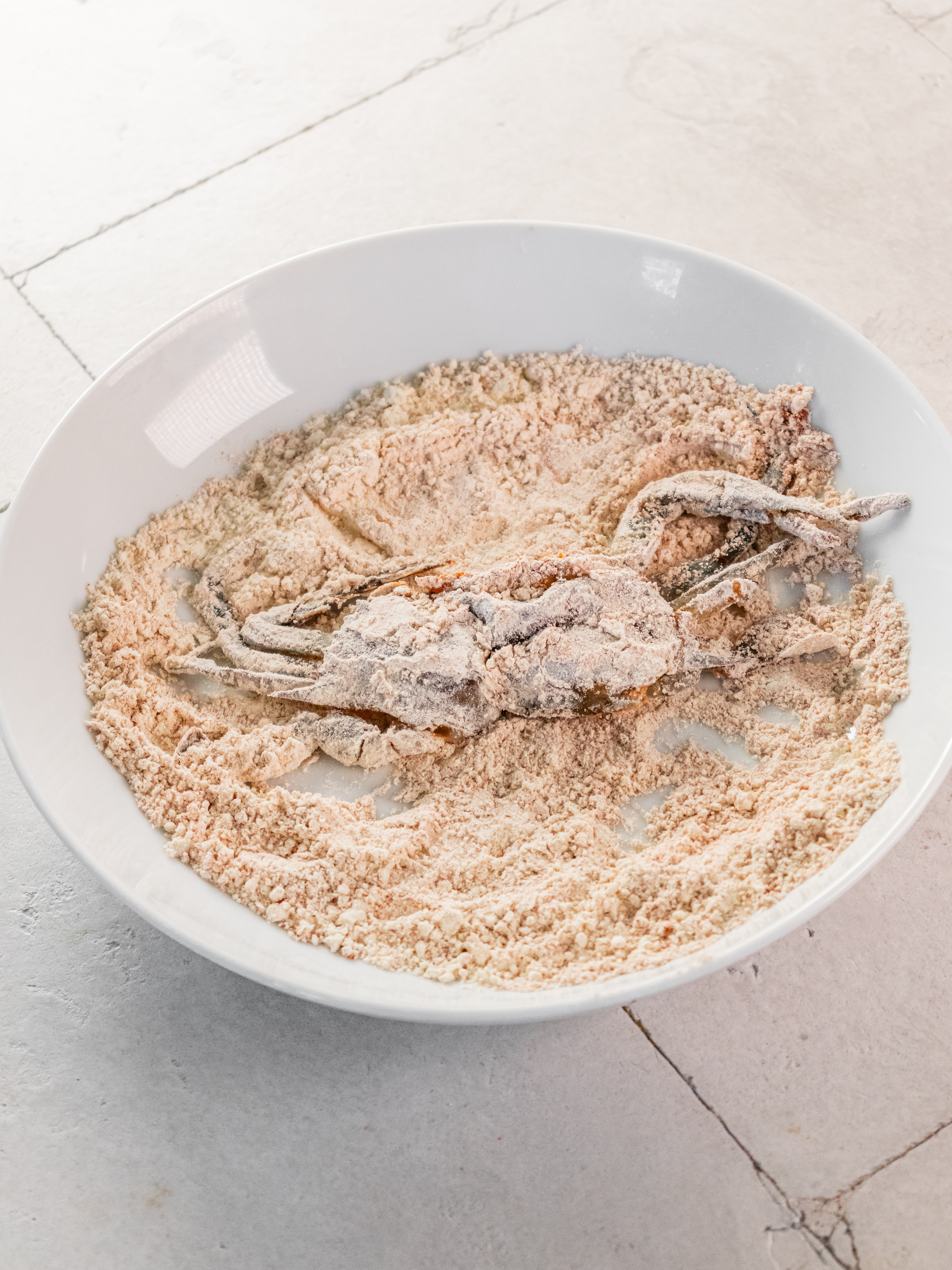 Image of In a shallow dish, mix the flour with taco seasoning....
