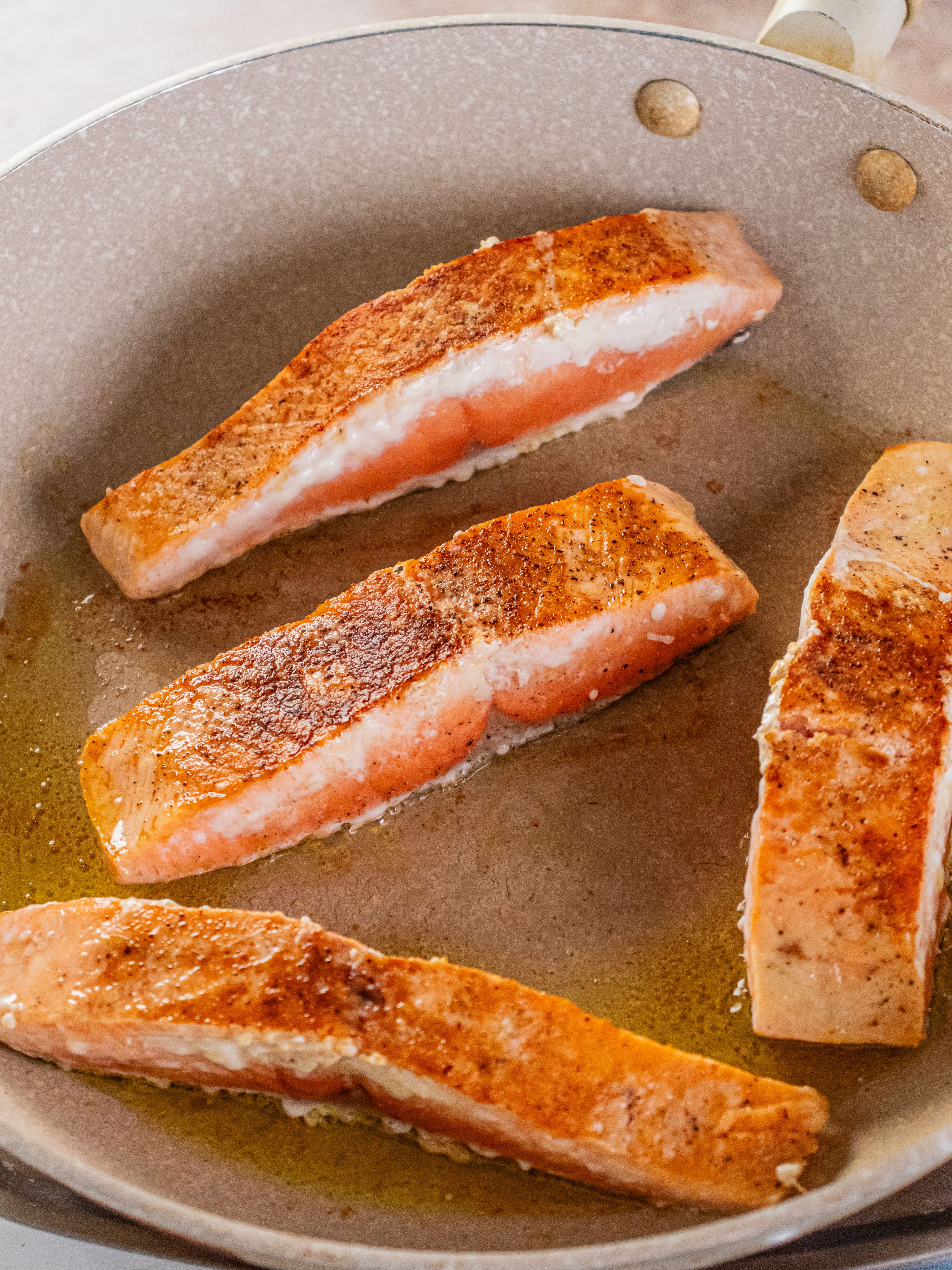 Image of Heat olive oil over medium heat in a large skillet....