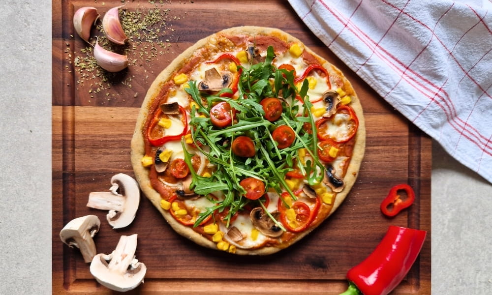 Protein Pizza Teig | Knusprig und einfach