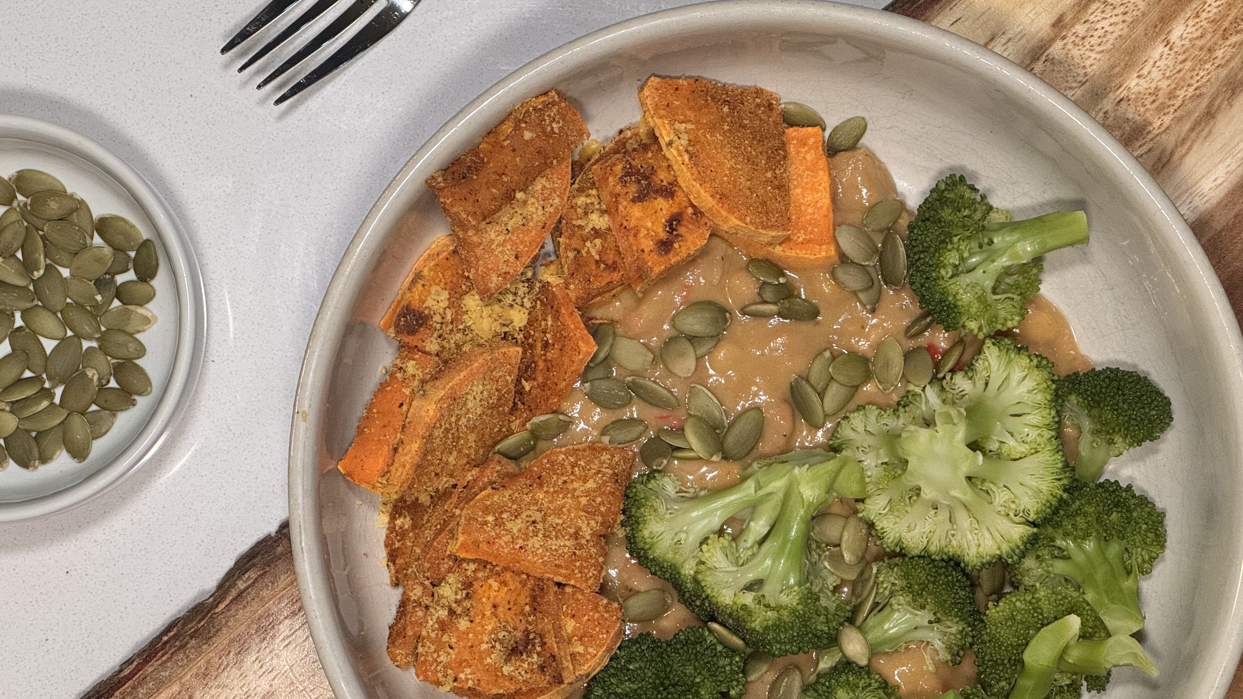 Cozy Roasted Vegetable and Sweet Potato Bowl