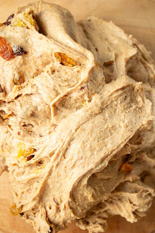 Image of Lightly dust the surface where you will knead the dough...