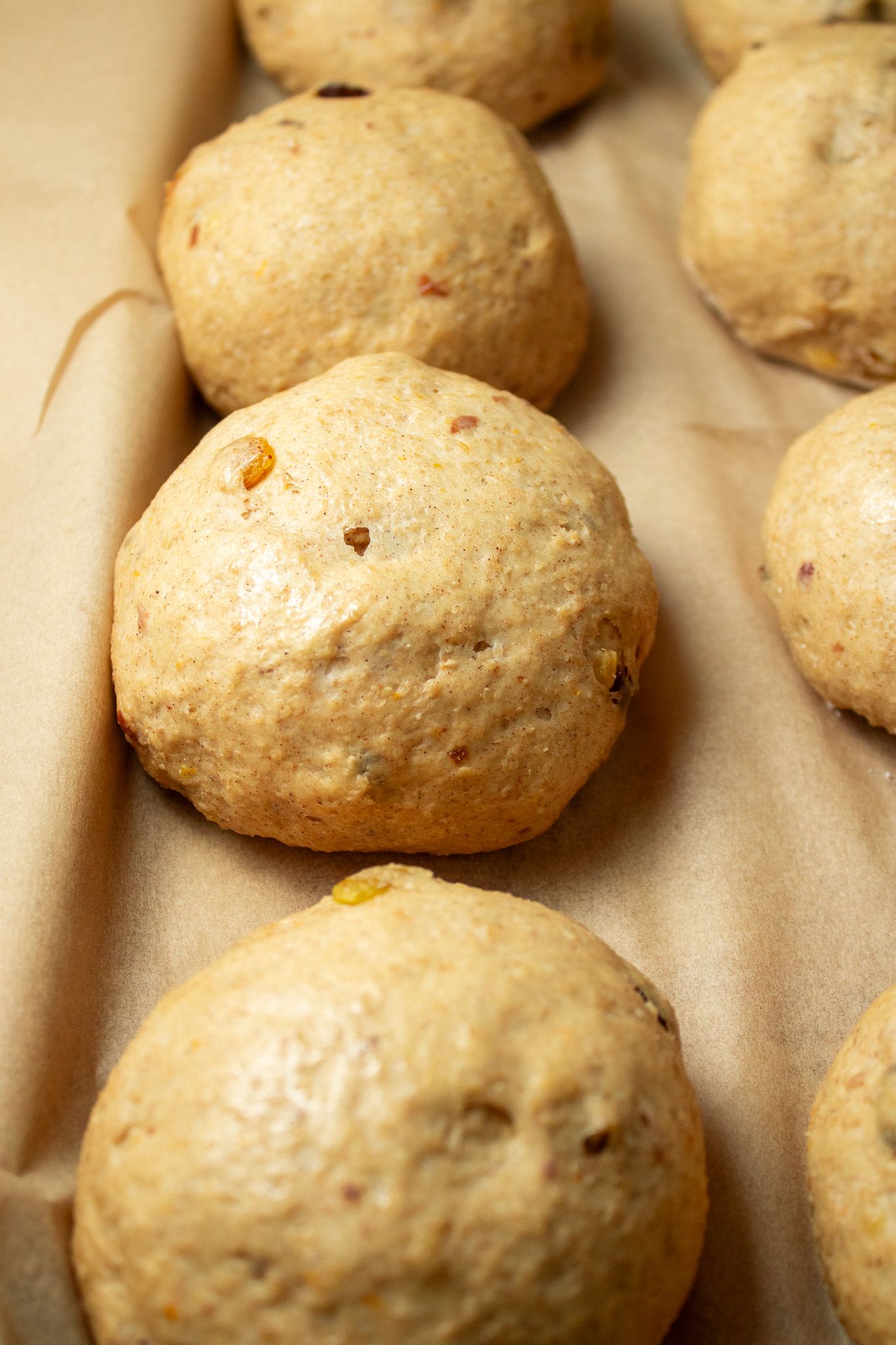 Image of Cover and let rise until doubled in size again. Preheat...