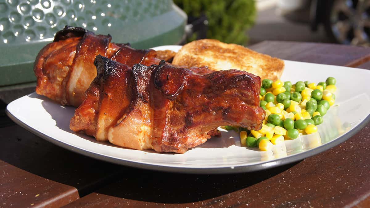 Bacon Wrapped BBQ Country Style Ribs Recipe
