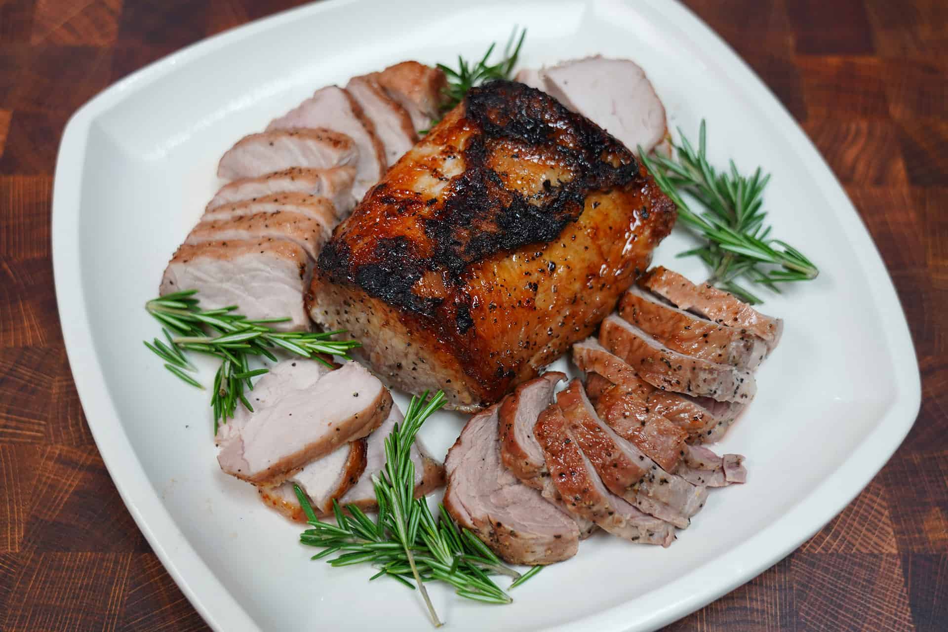 Bourbon Maple Glazed Pork Loin Roast