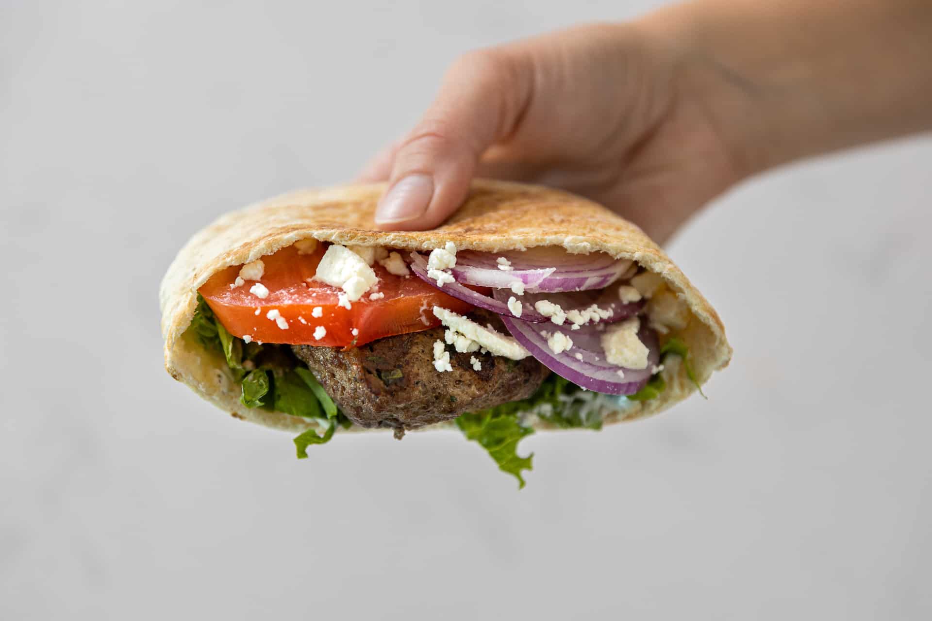 Greek Lamb Burger