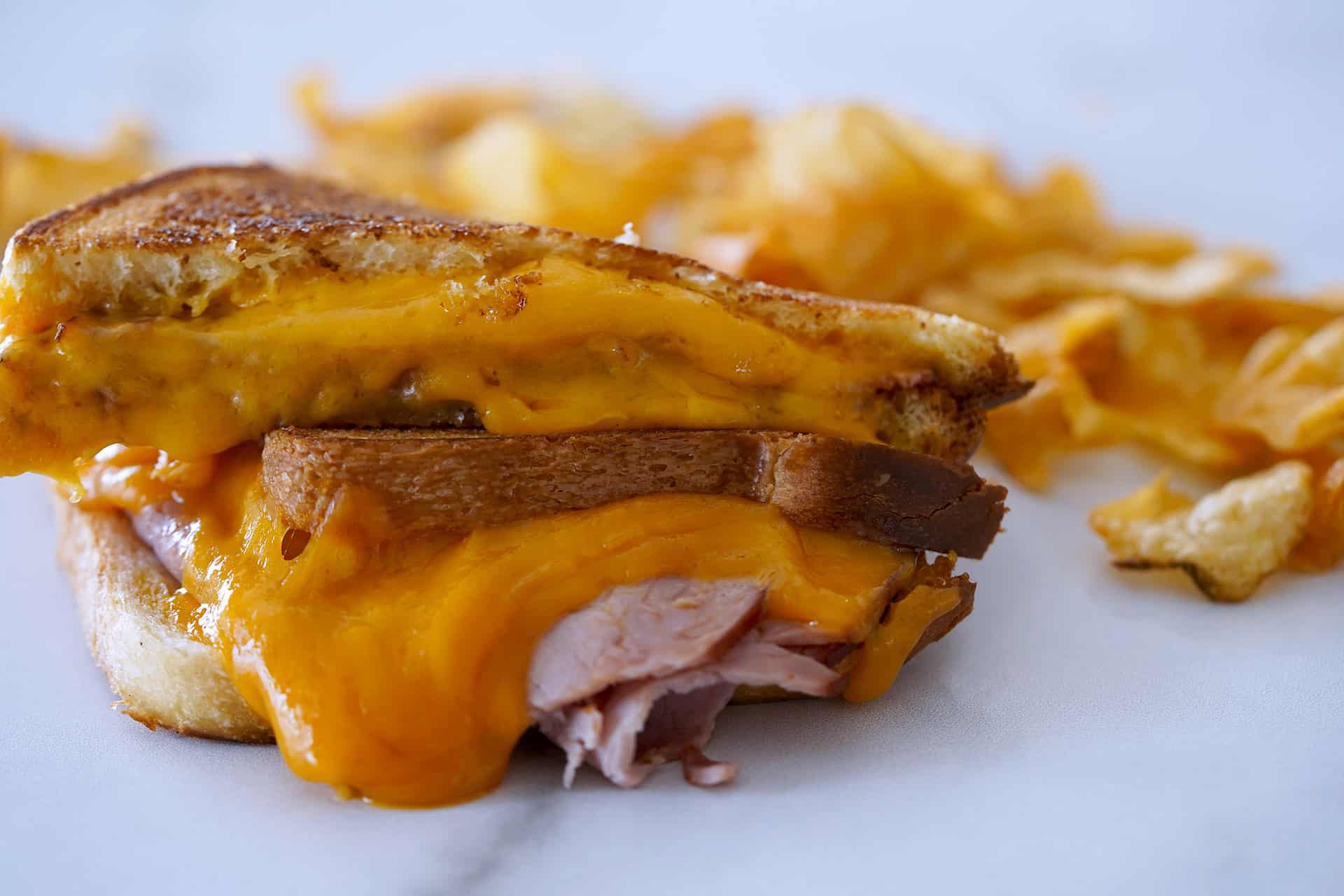 Grilled Ham and Cheese Sandwich
