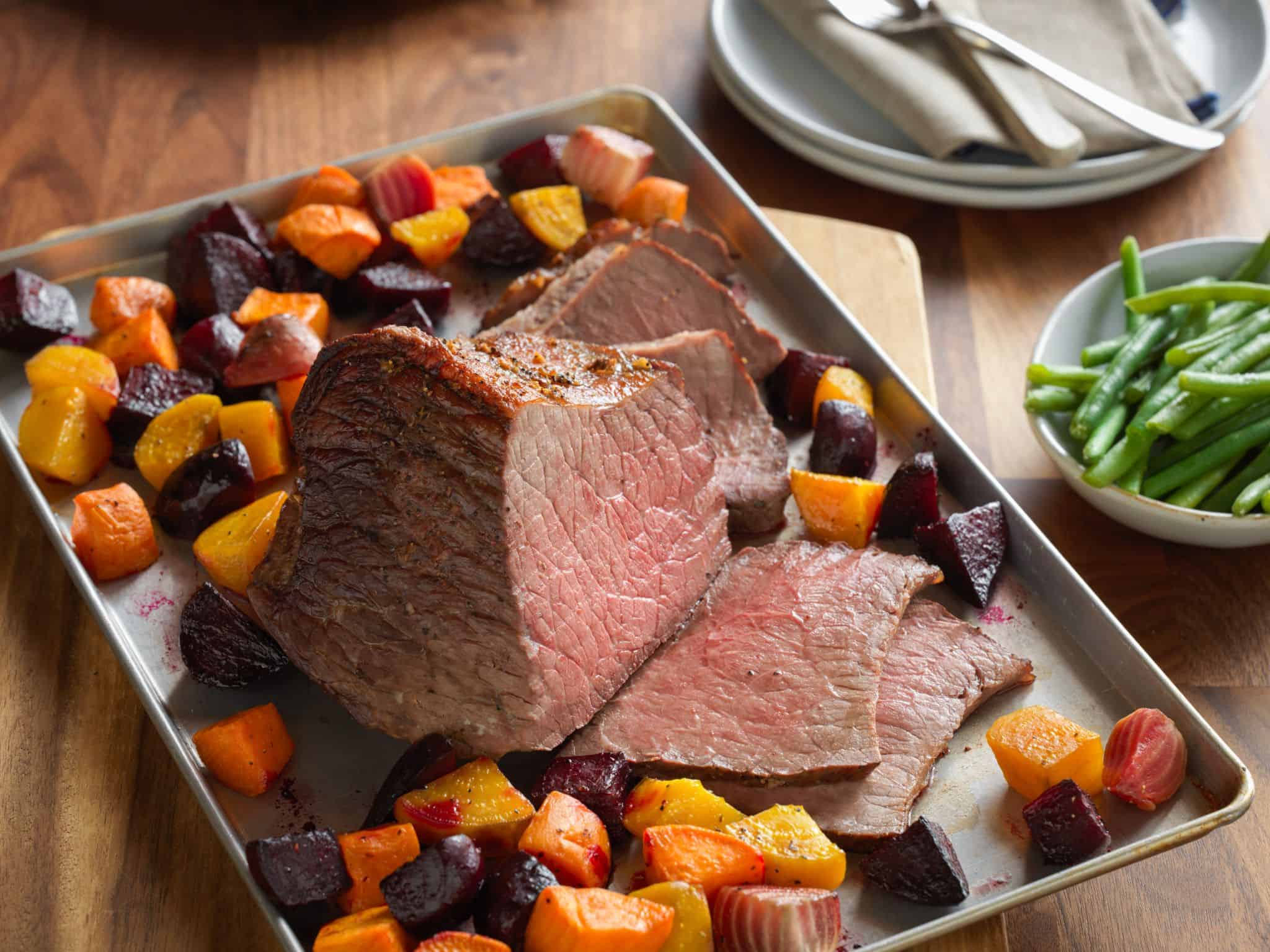 One Pan Beef Roast with Root Vegetables