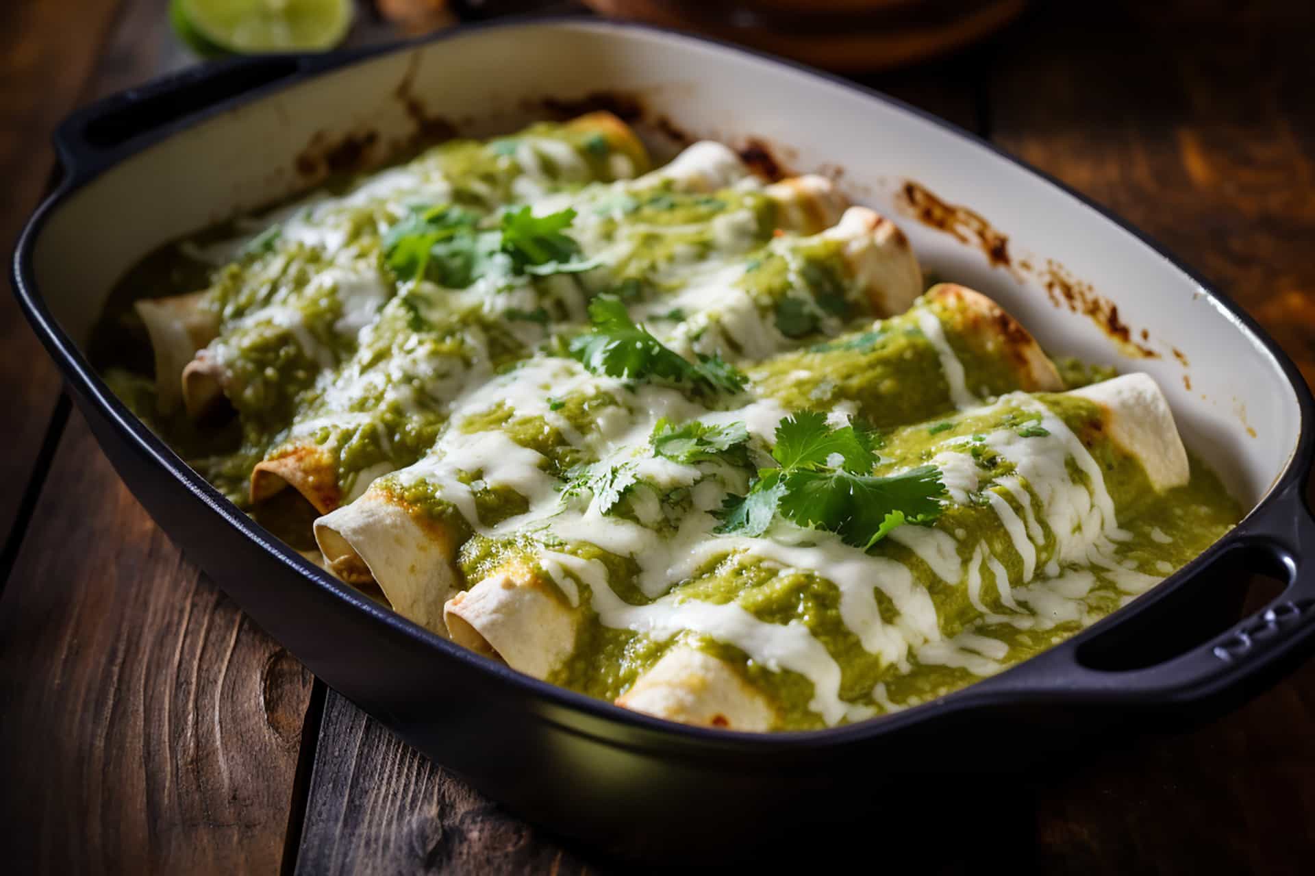 Pork Enchiladas Verdes