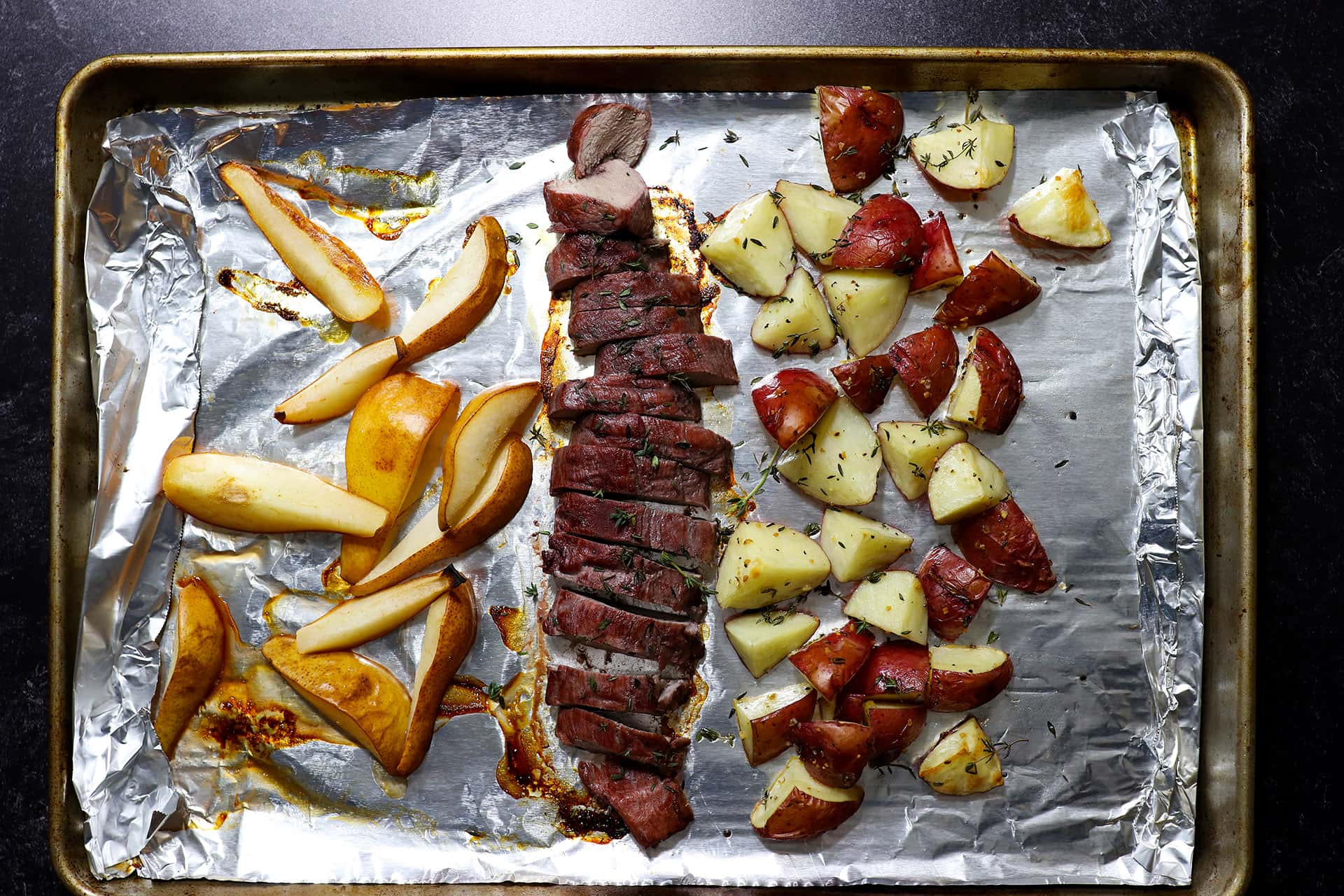 Pork, Potato, and Pear Sheet Pan Recipe