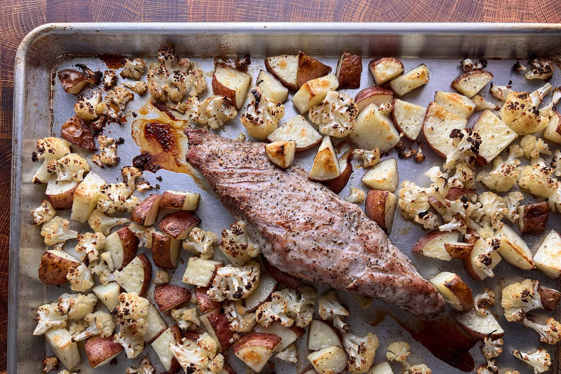 Sheet Pan Pork and Potato