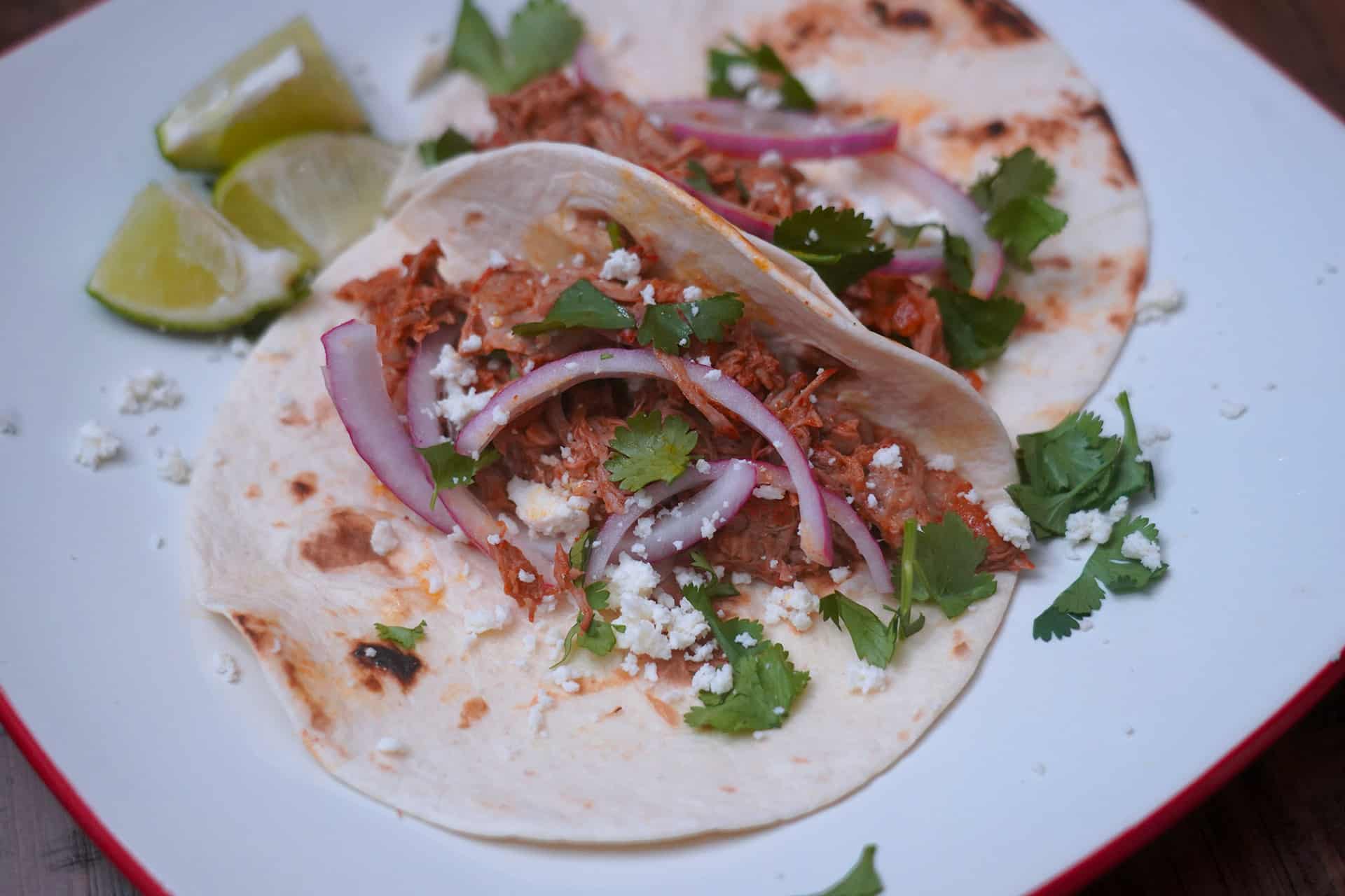 Slow Cooker Cochinita Pibil Tacos