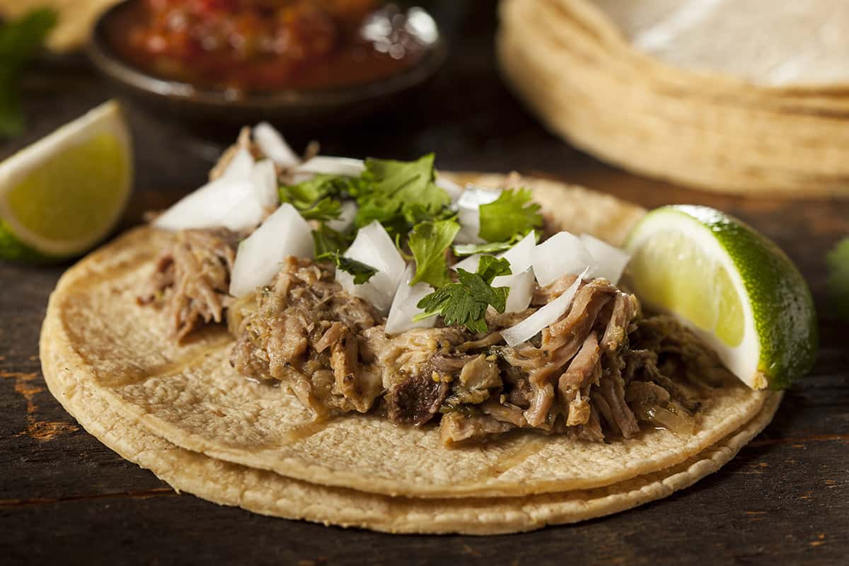 Slow Cooker Pork Carnitas Tacos