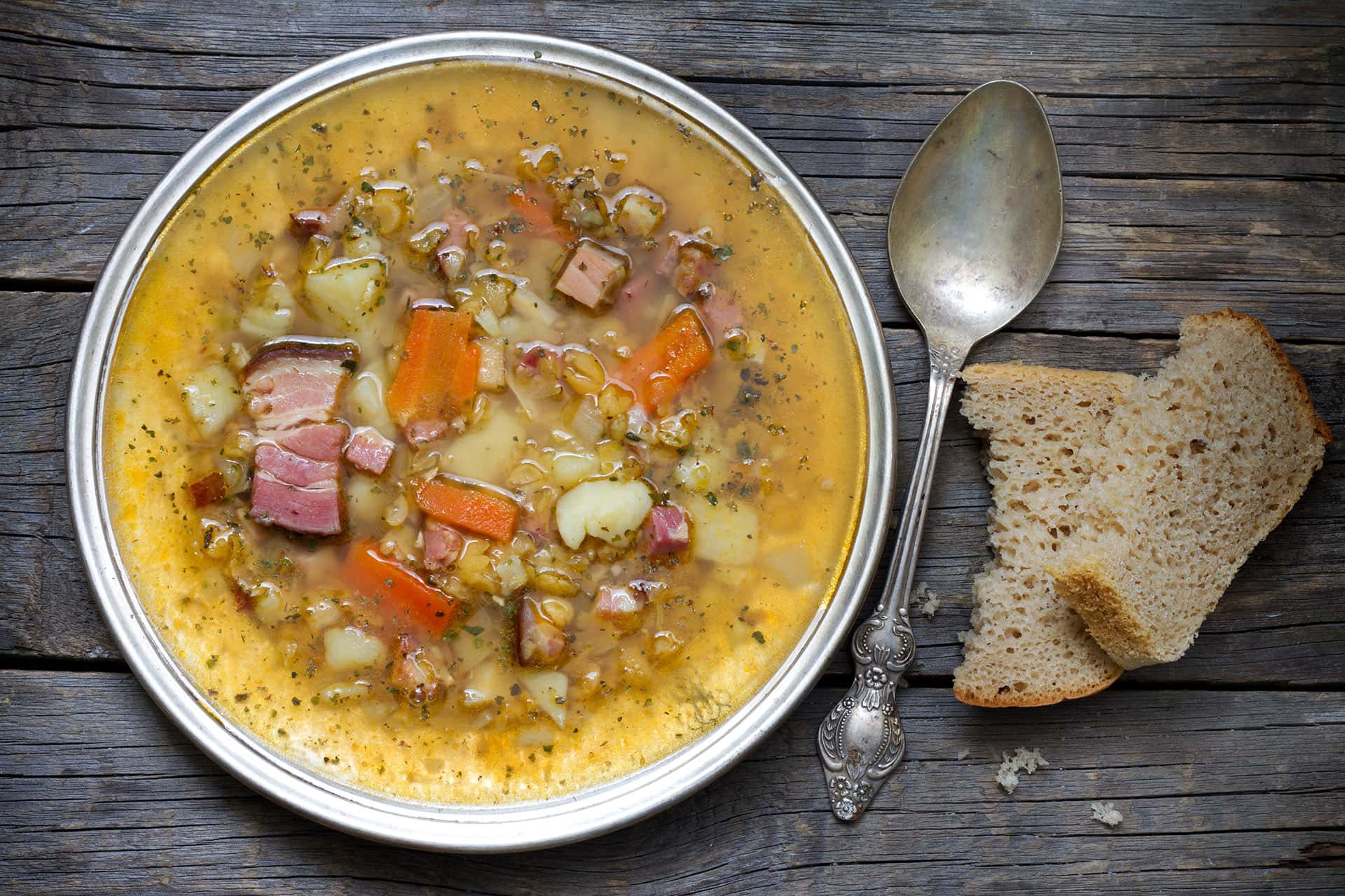 Slow Cooker Split Pea and Hock Soup