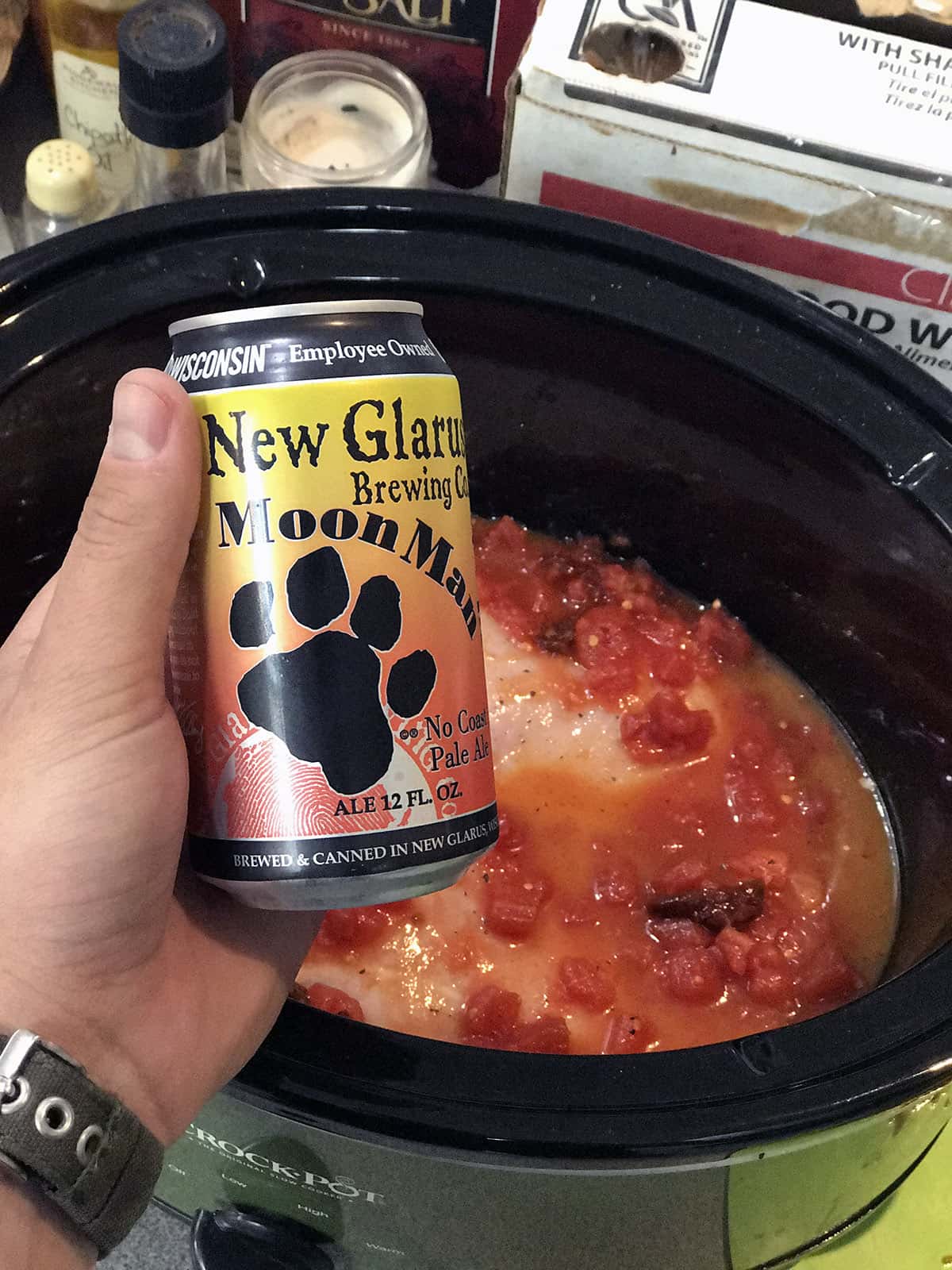 Slow Cooker Sweet & Spicy IPA Chicken