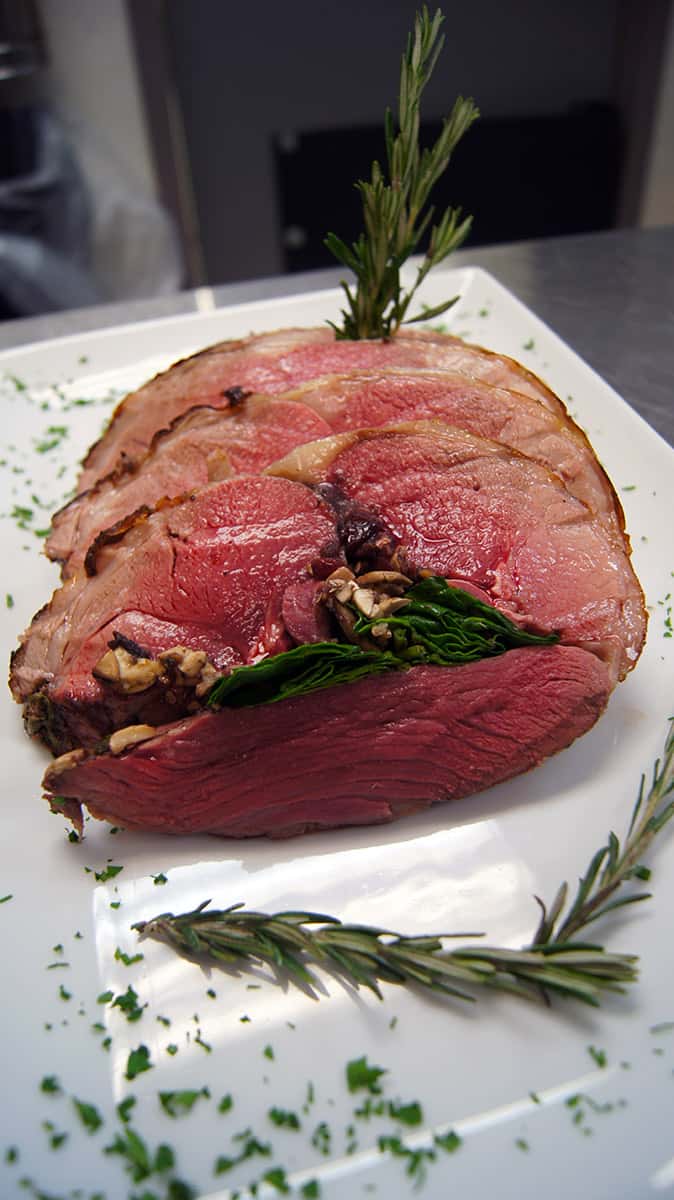Stuffed Boneless Leg of Lamb