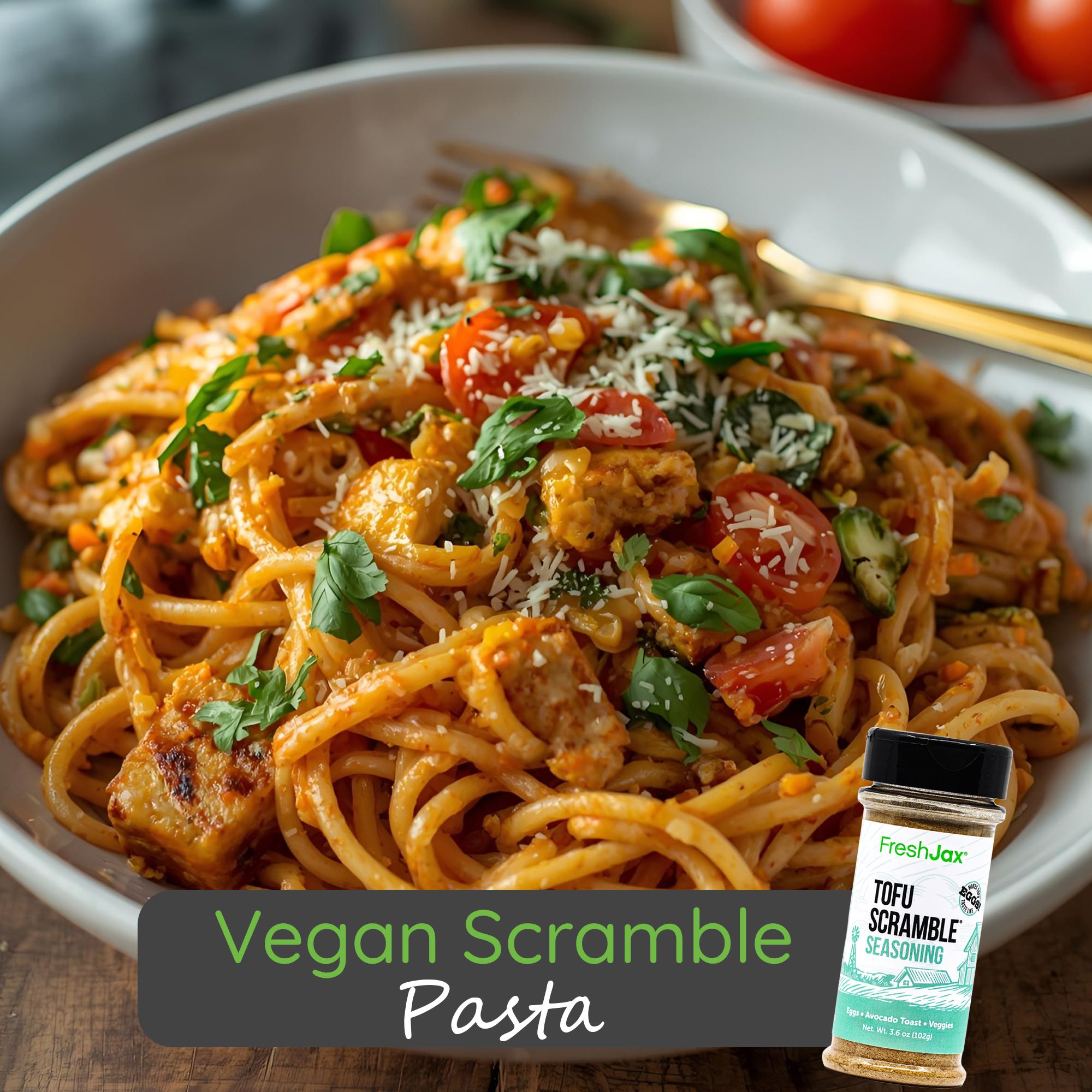 Vegan Scramble Pasta