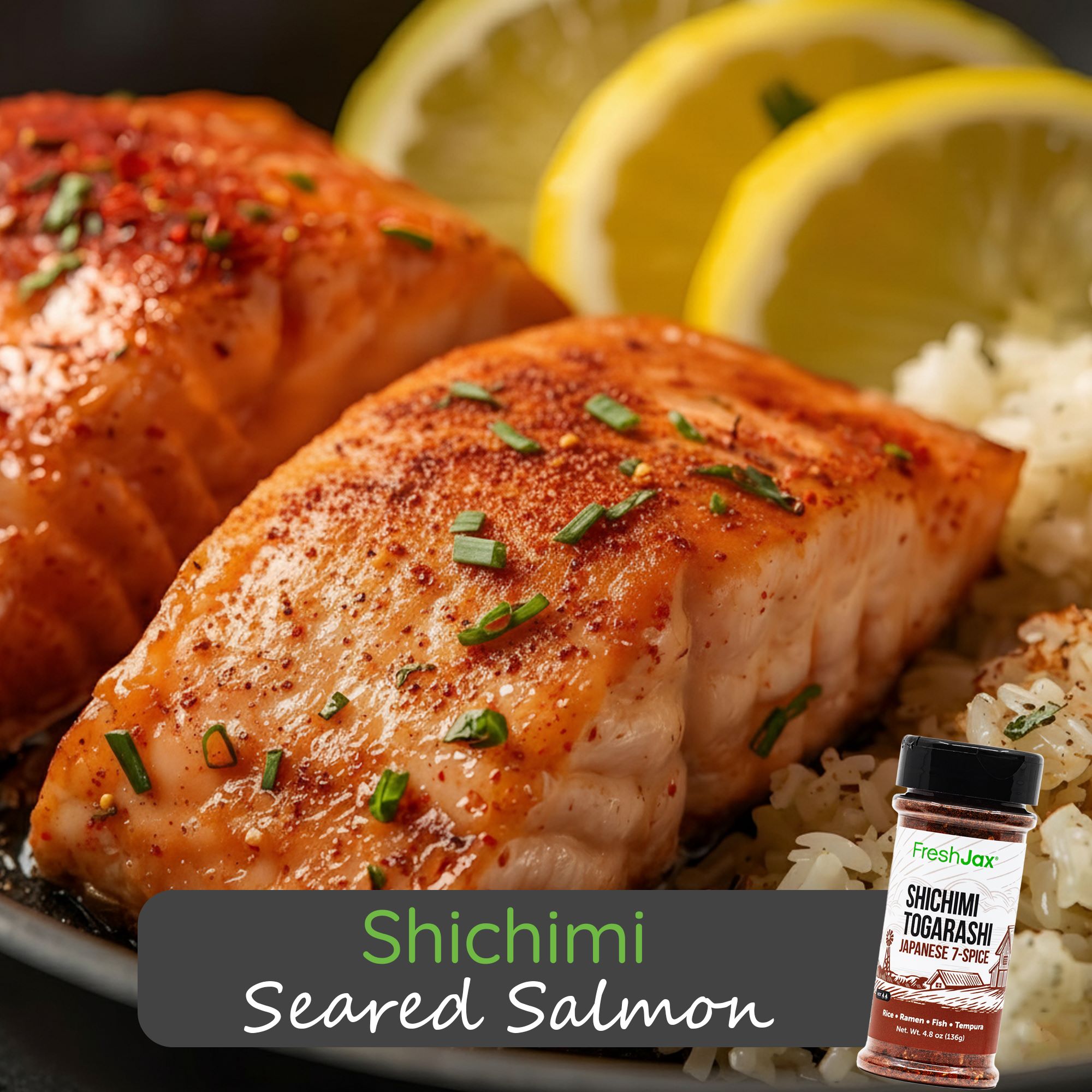 Shichimi Seared Salmon