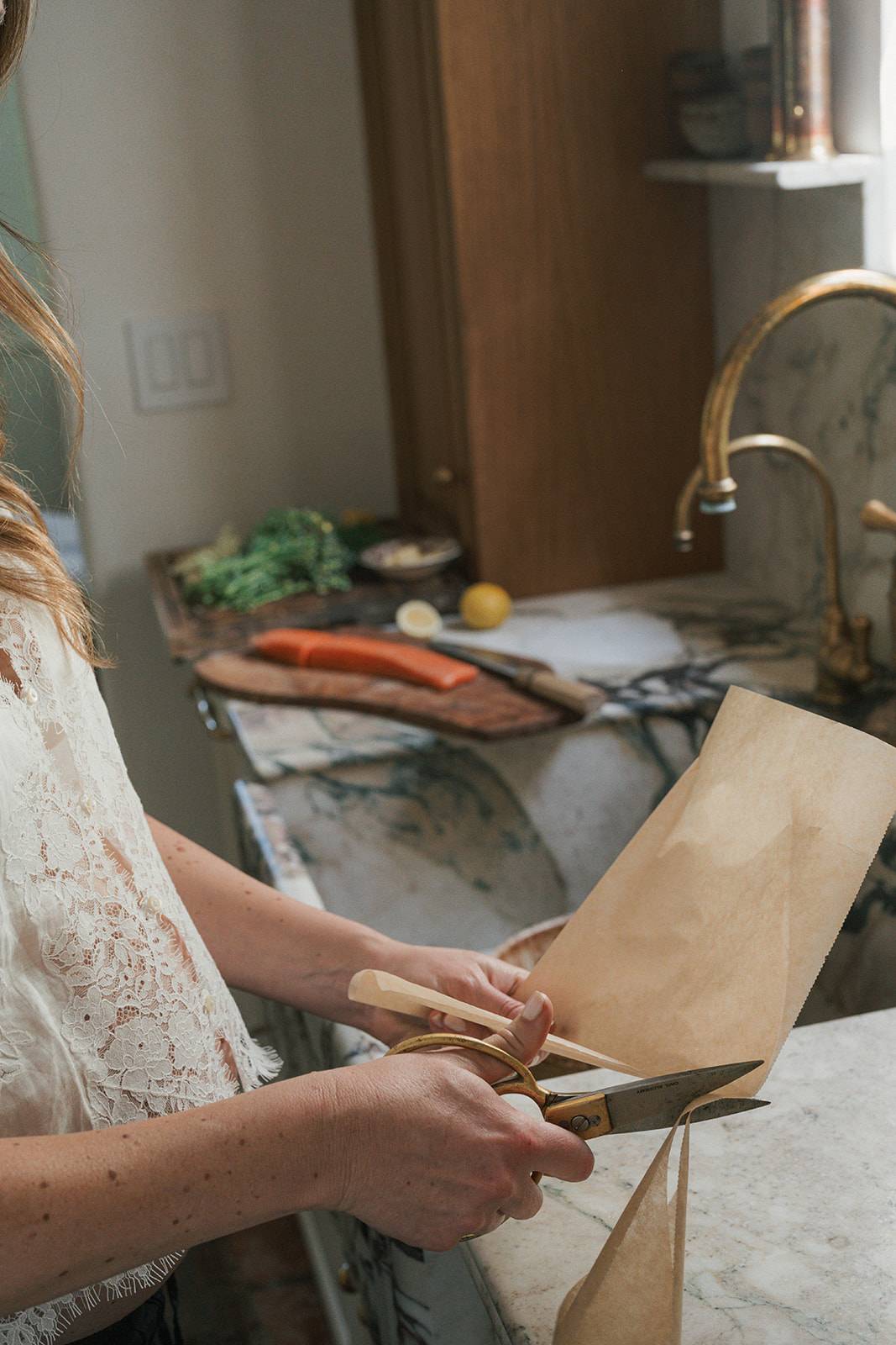 Image of Preheat oven: Preheat your oven to 400°F. Cut 4 large...