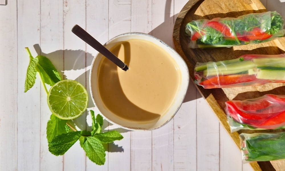 Erdnusssauce für Sommerrollen
