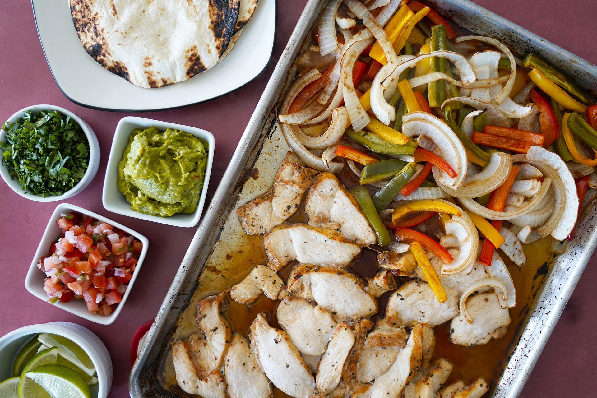 Sheet Pan Chicken Fajitas