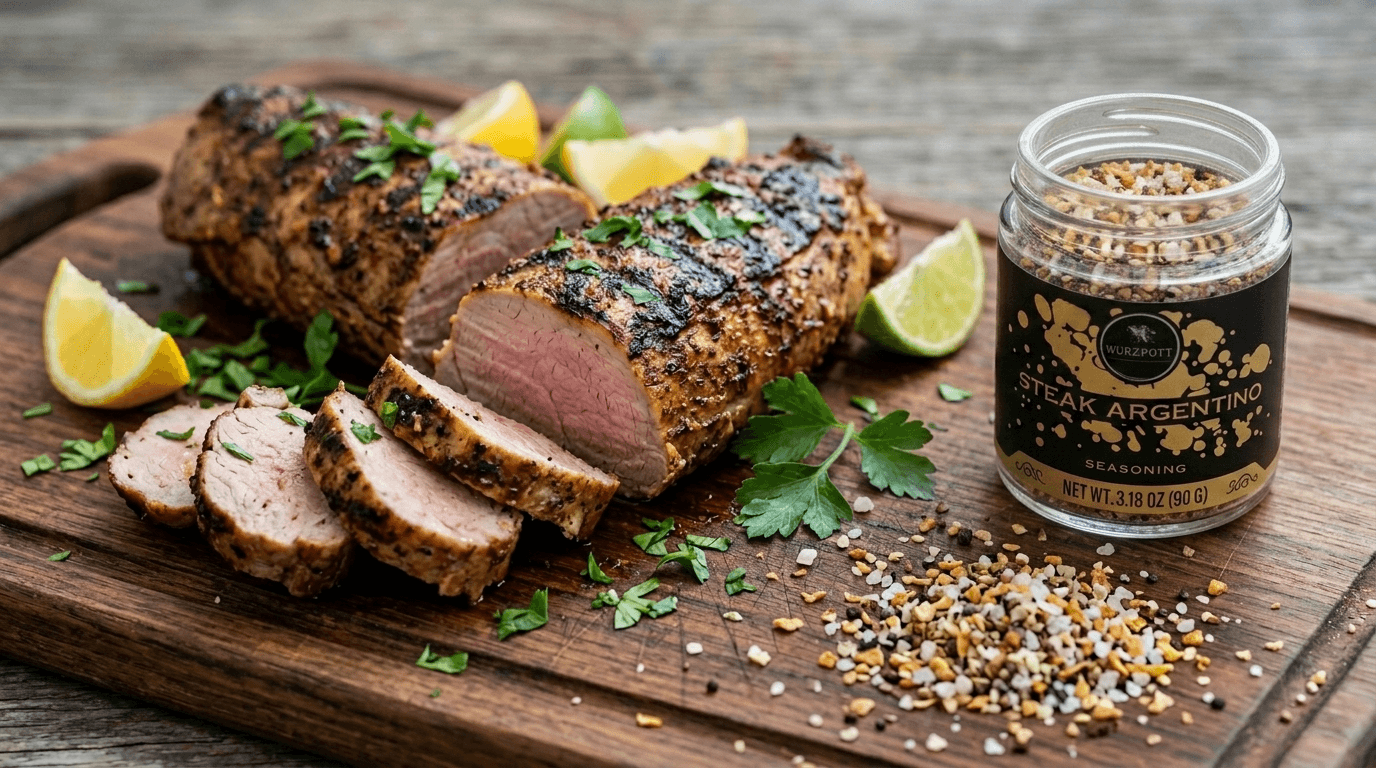 Steak Argentino Grilled Pork Tenderloin
