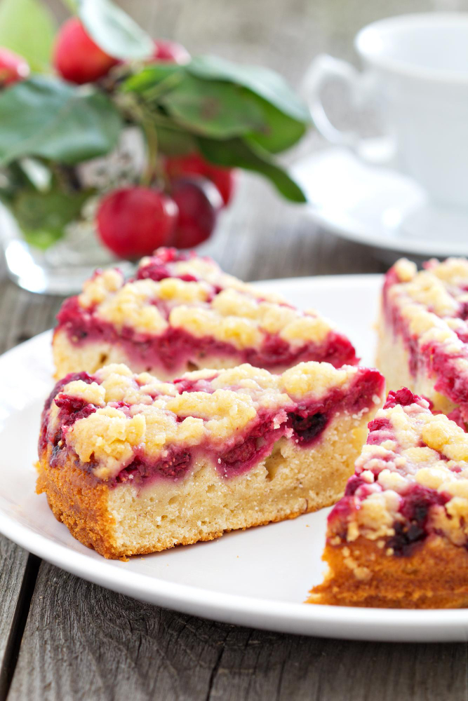 Raspberry Crumb Cake