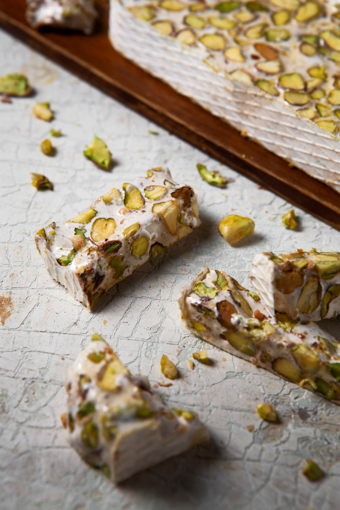 Pistachio nougat