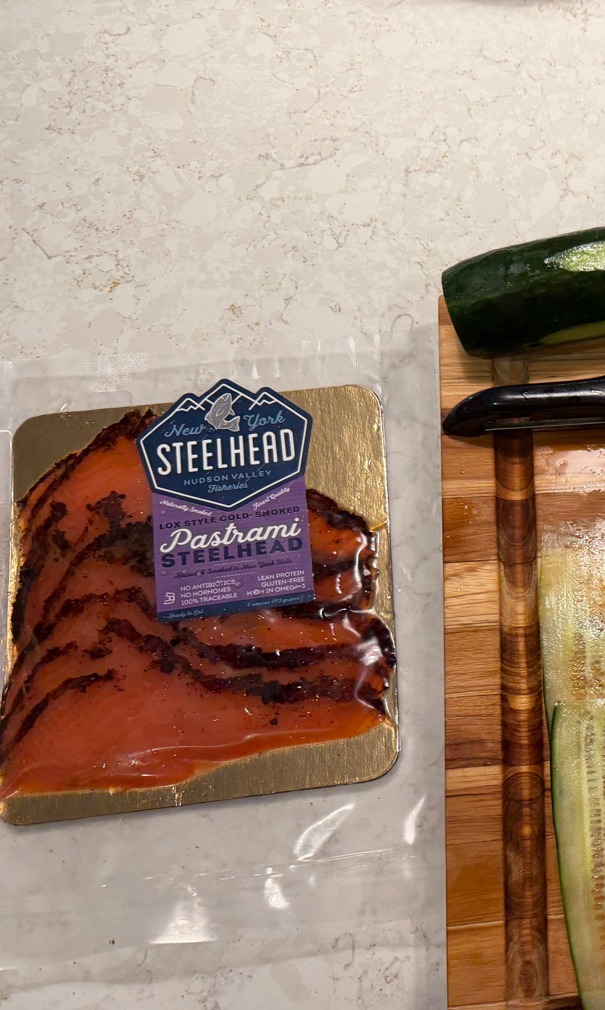 Image of Wrap a slice of smoked lox pastrami around the cream...