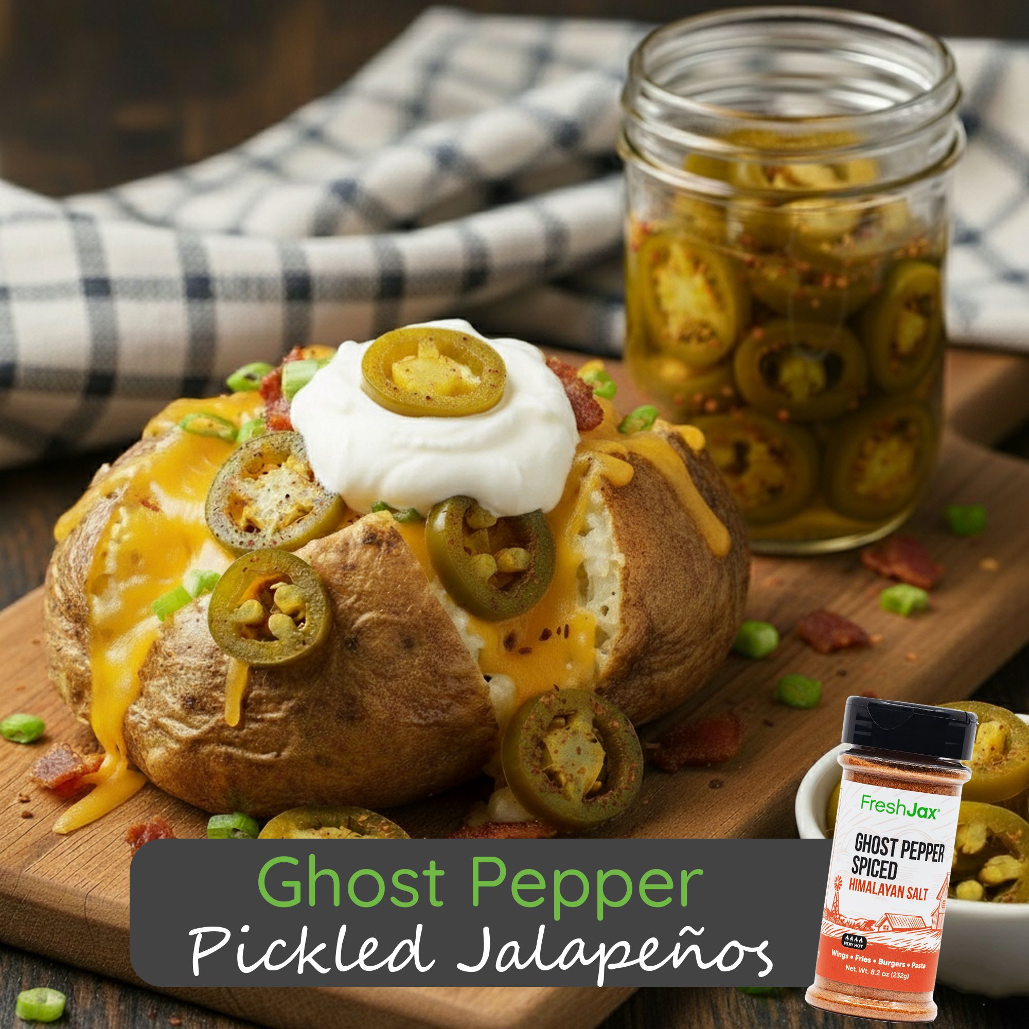 Ghost Pepper Pickled Jalapeños
