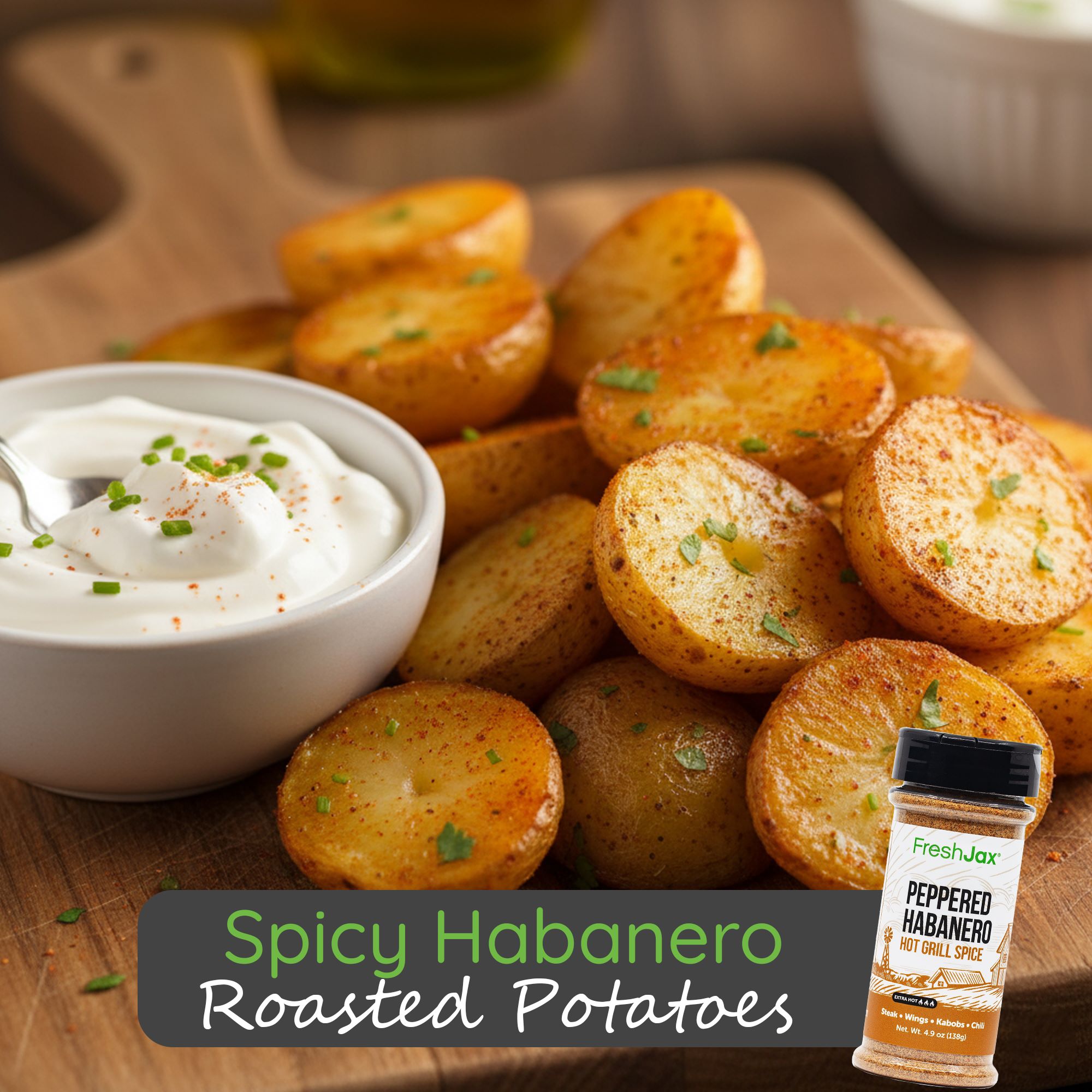 Spicy Habanero Roasted Potatoes (Crispy & Addictive)