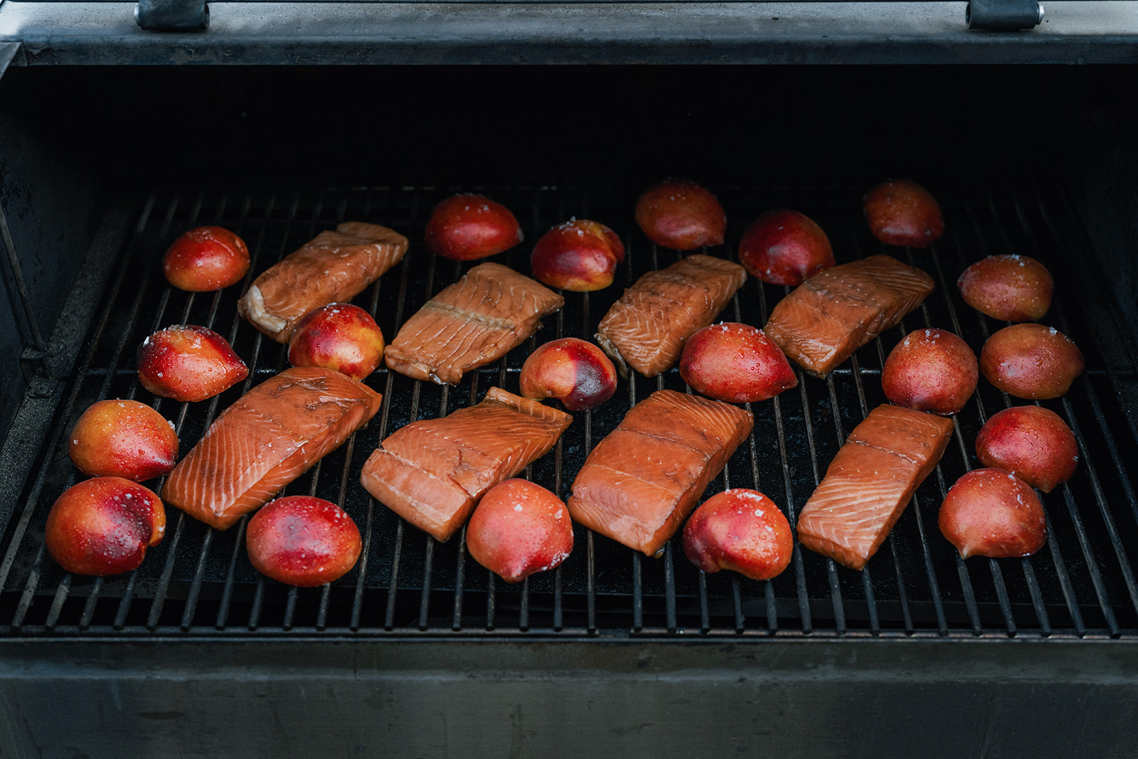 Image of Grill - Place salmon skin-side down and grill until internal...