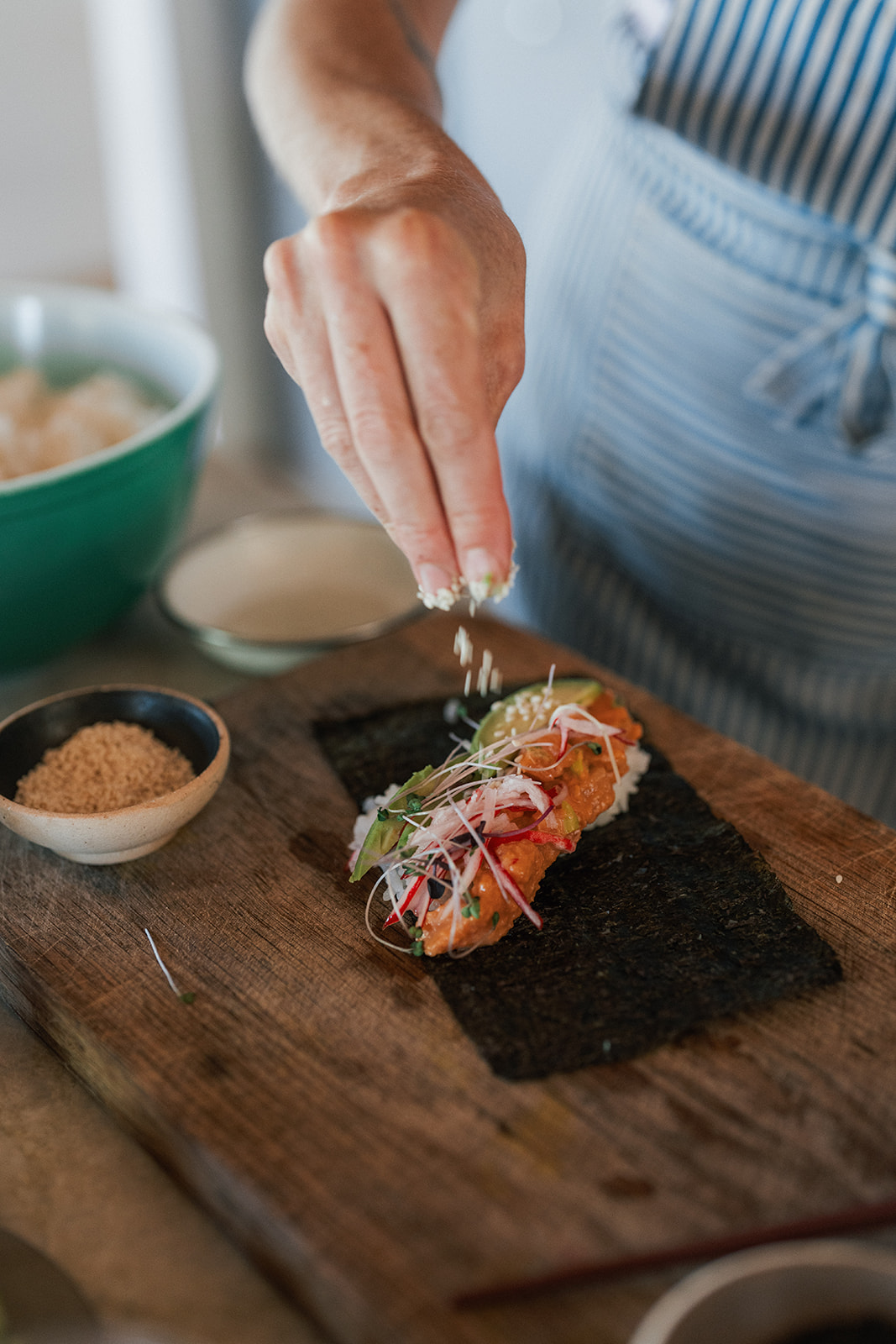 Image of Finish - sprinkle with toasted sesame seeds.