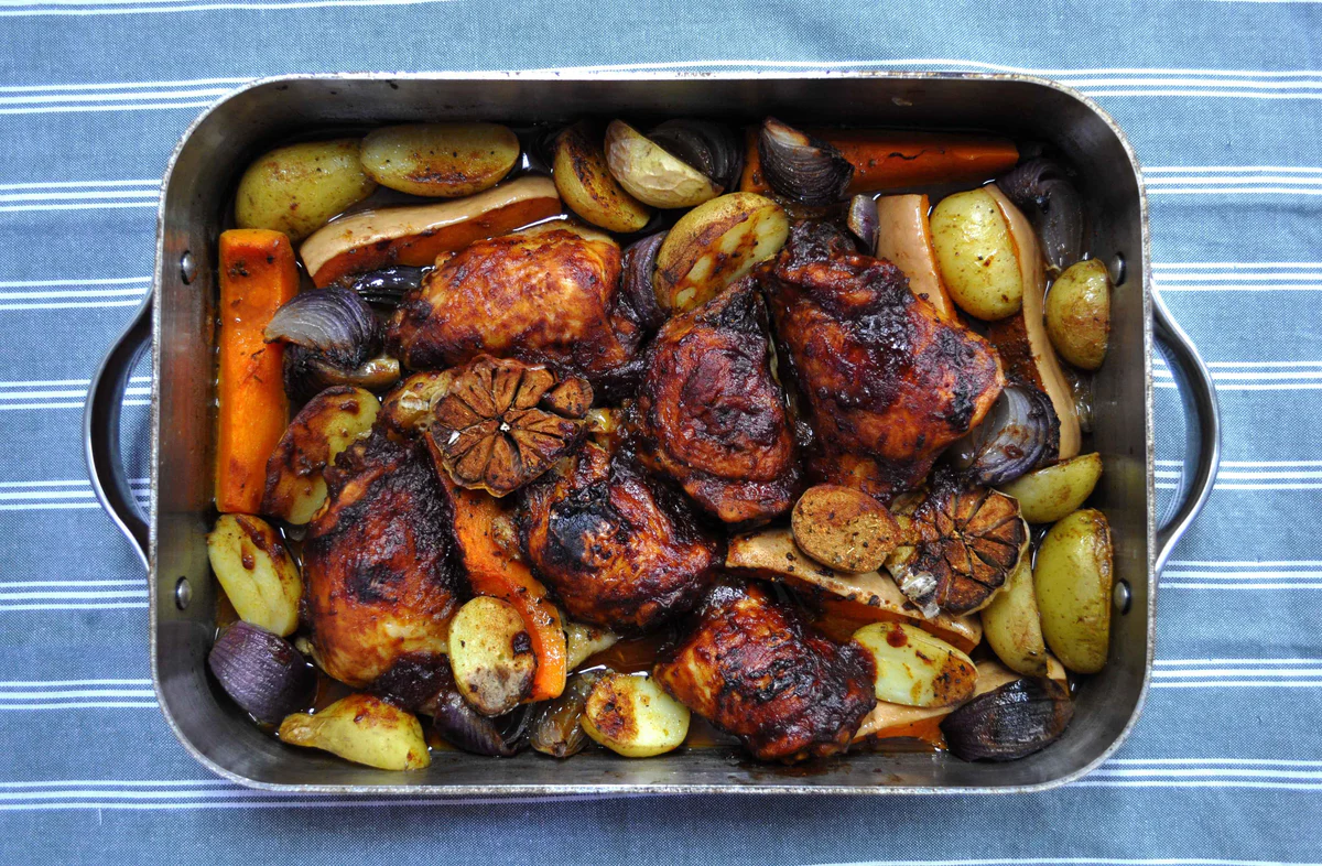  BBQ Chicken Tray Bake Recipe 