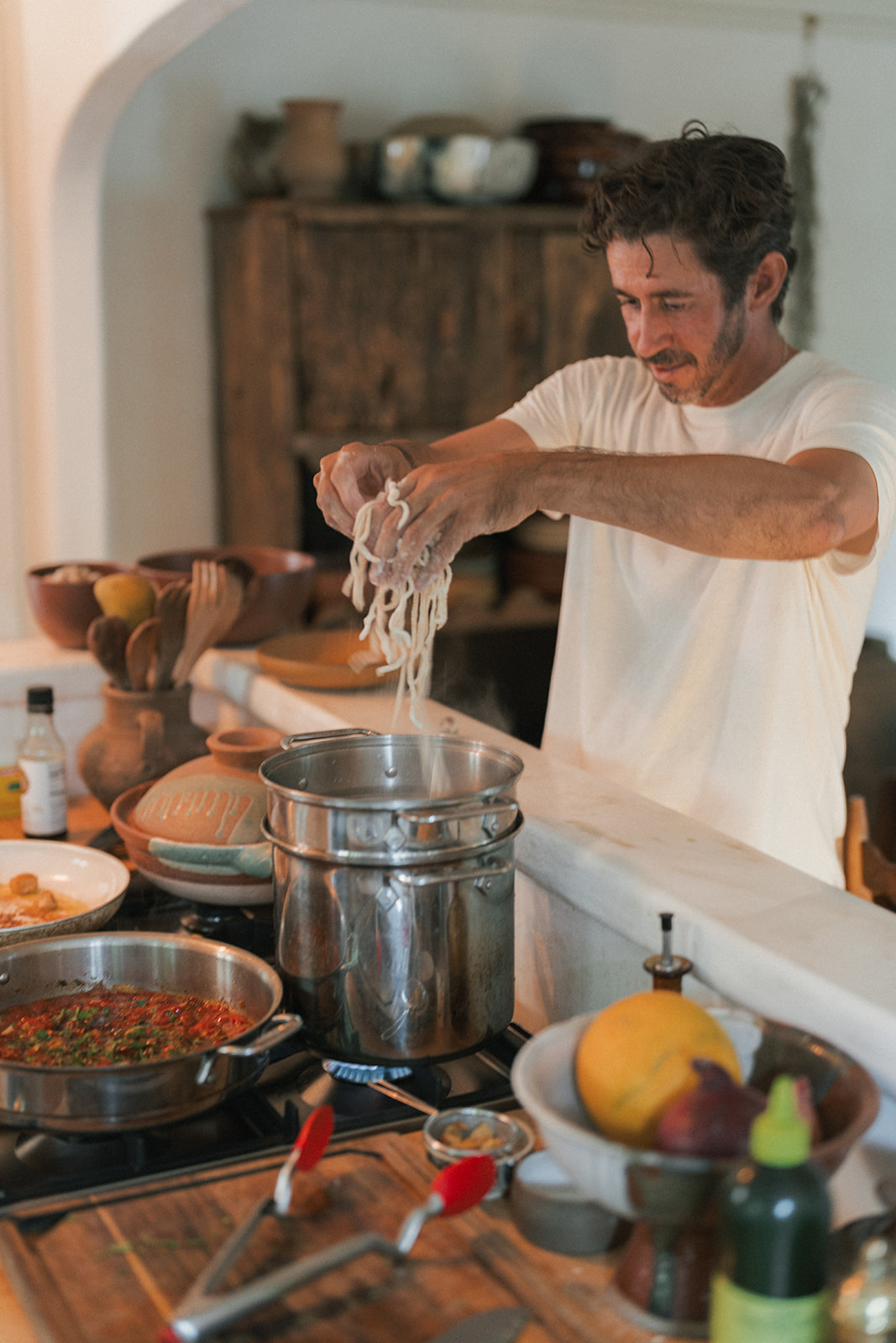 Image of Cook the pasta according to your recipe or package instructions....