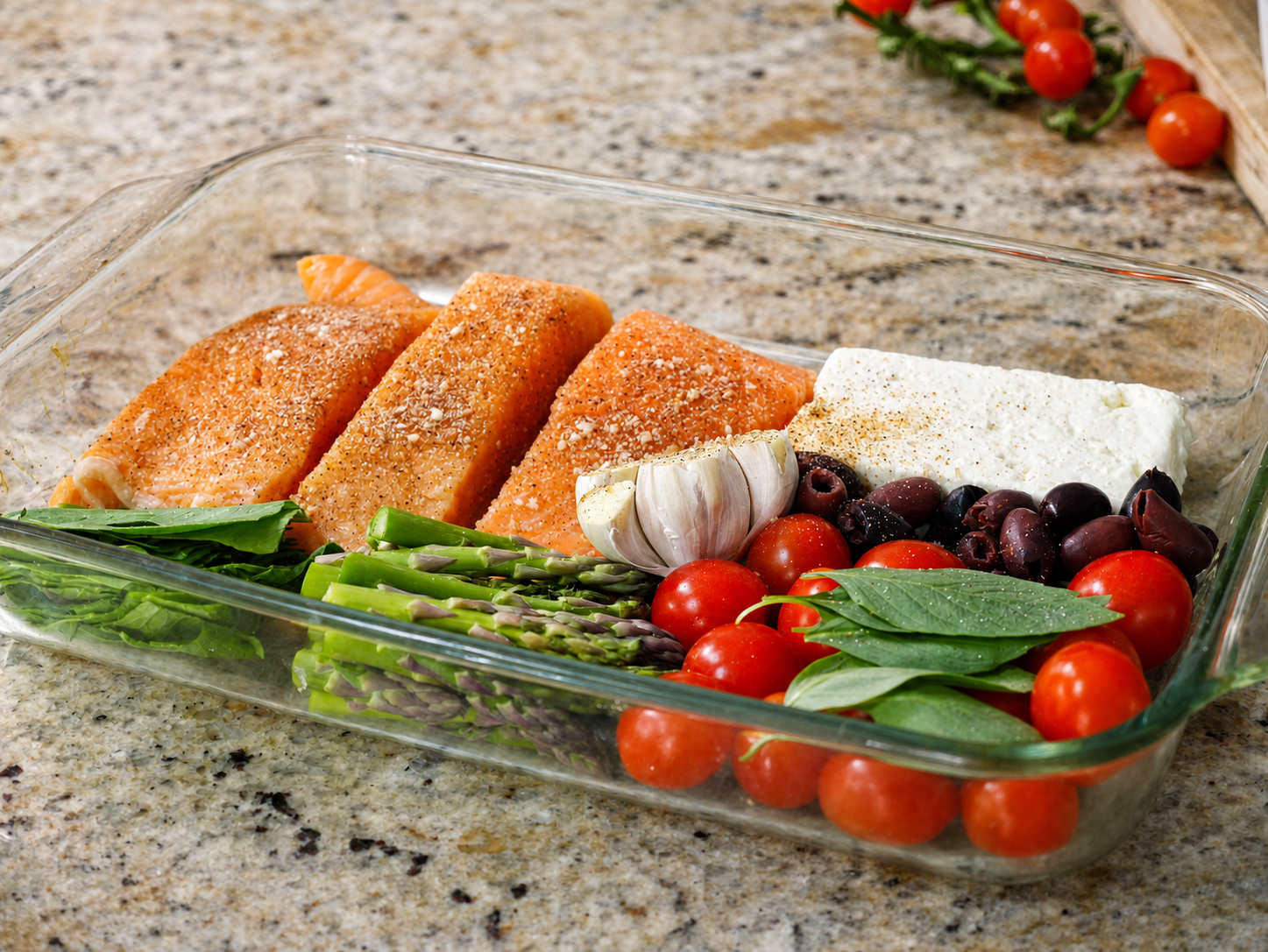 Image of Prepare the pan. Preheat the oven to 375°F. Place three...