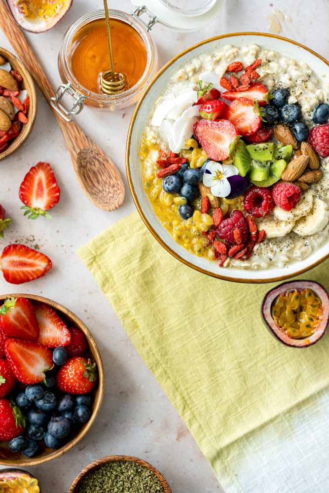Fruit & Berry Breakfast Porridge Bowl