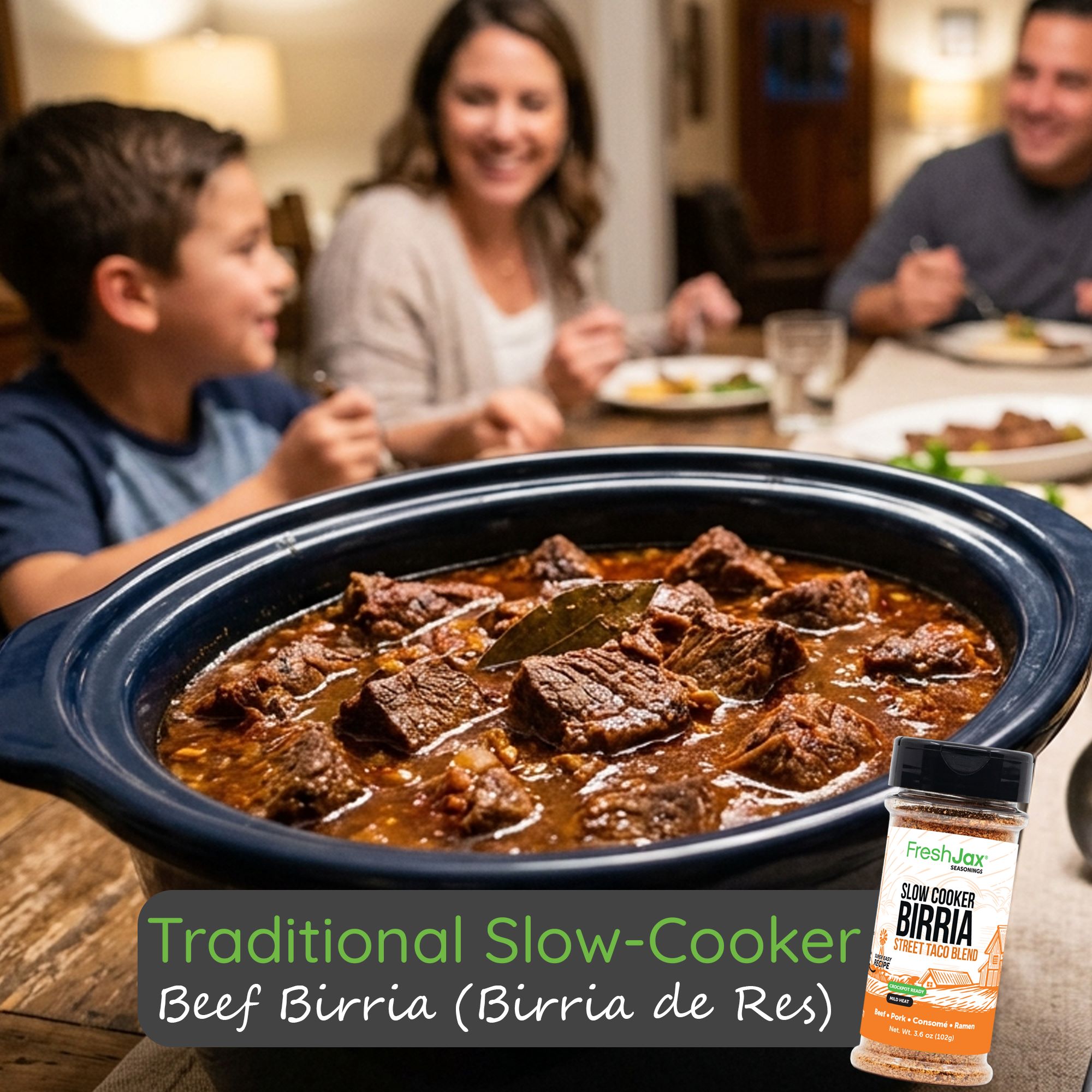 Traditional Slow-Cooker Beef Birria