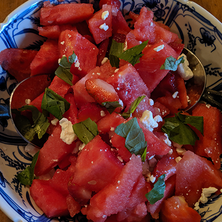 Image ofWatermelon Strawberry Caprese Salad