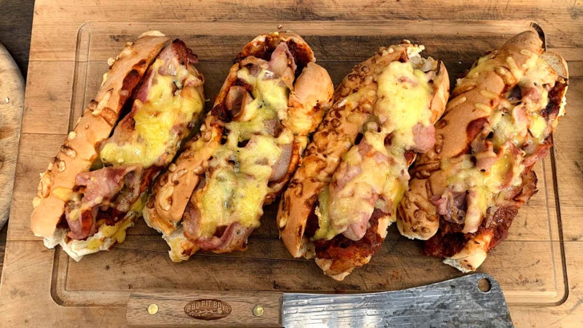 Cheese & Bacon Meatball Subs