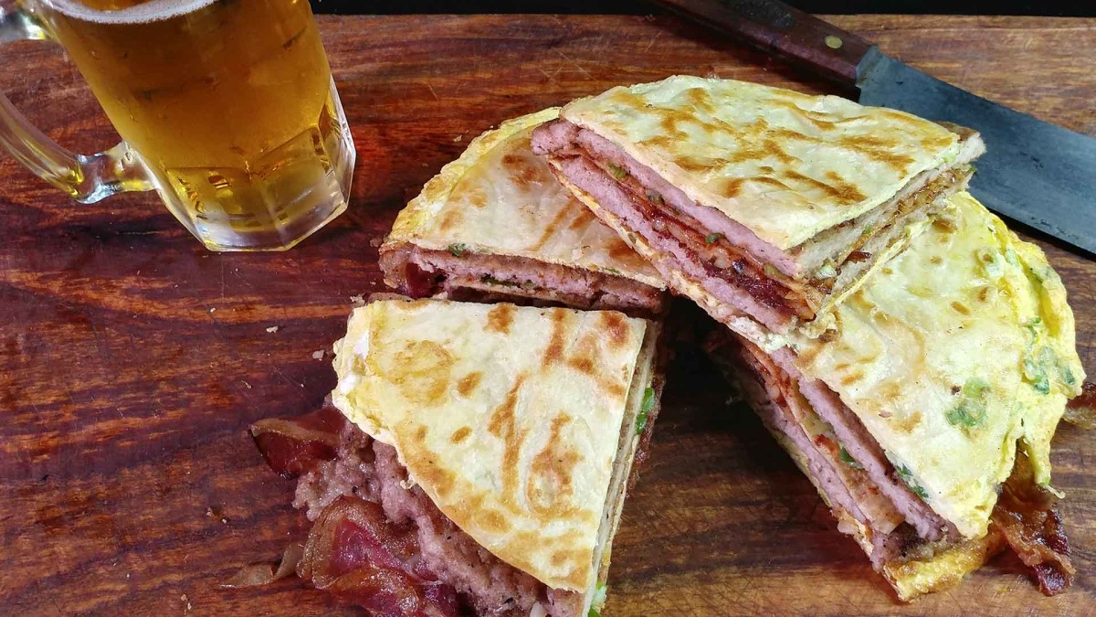 Bacon and Egg Quesadilla