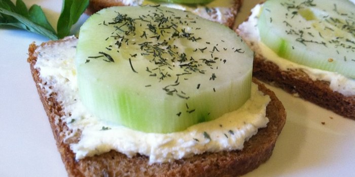 Image ofBitesize Cucumber Sandwiches