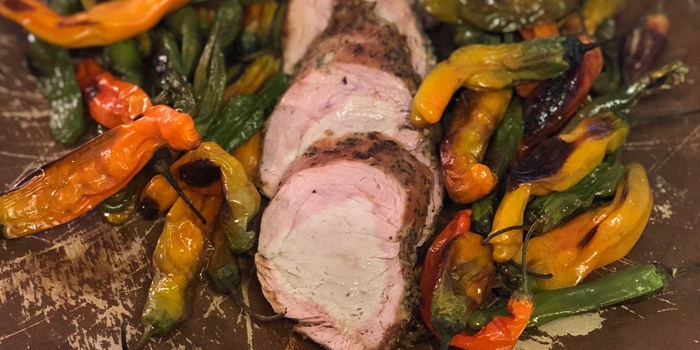 Image ofSmoked Pork Loin & Peppers