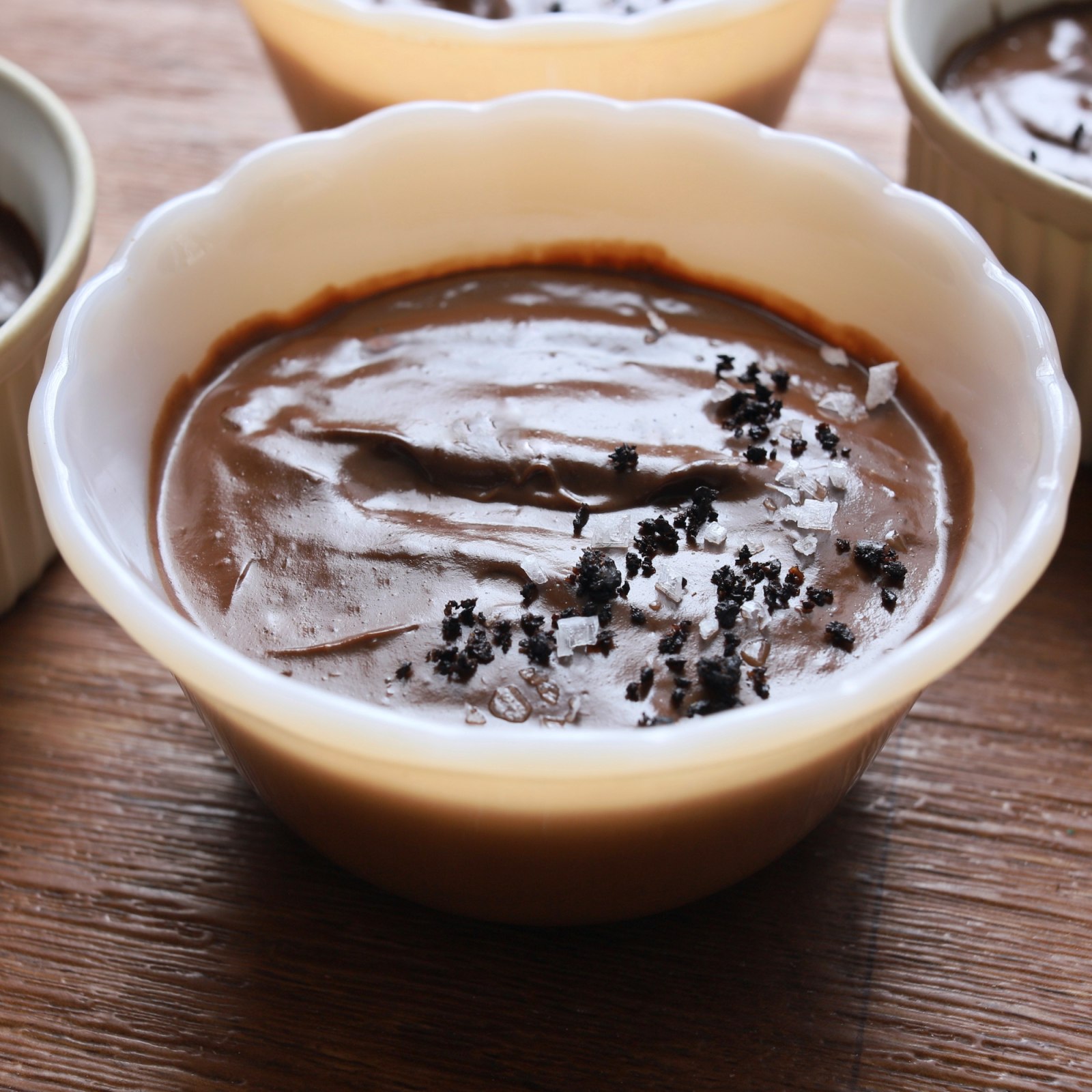 Chocolate & Avocado Mousse with Urfa Chili Flakes