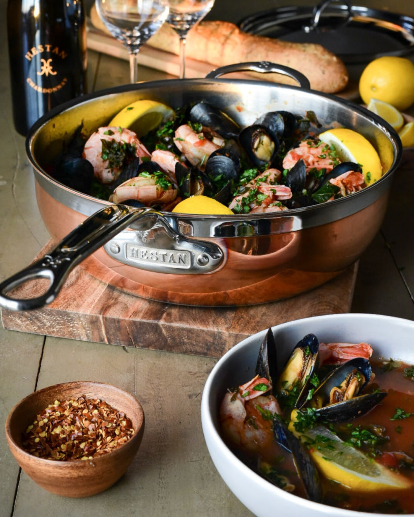 Zimmy’s Nook’s Spicy Mussels and Shrimp “Soup”