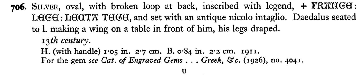 Tonnochy, Seal Dies, 706