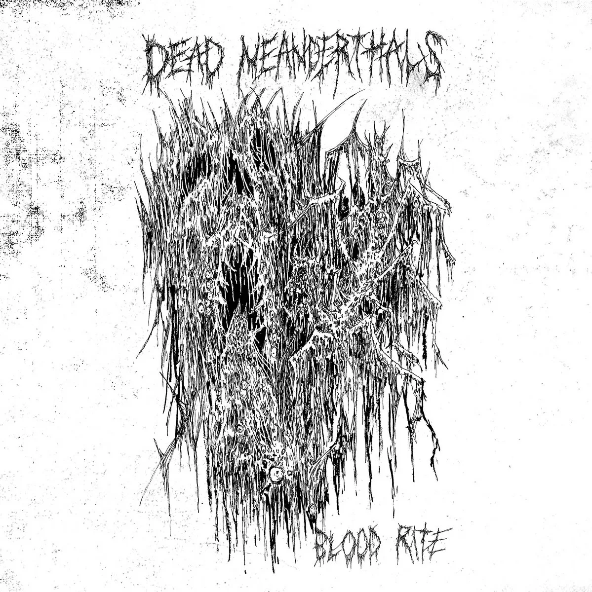 Official album cover art for the release Blood Rite by Dead Neanderthals