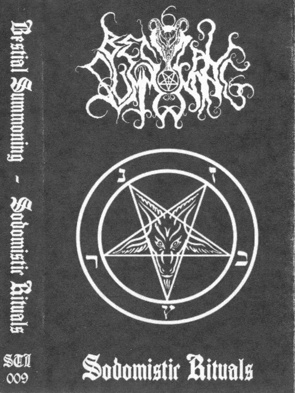 Official album cover art for the release Sodomistic Rituals by Bestial Summoning